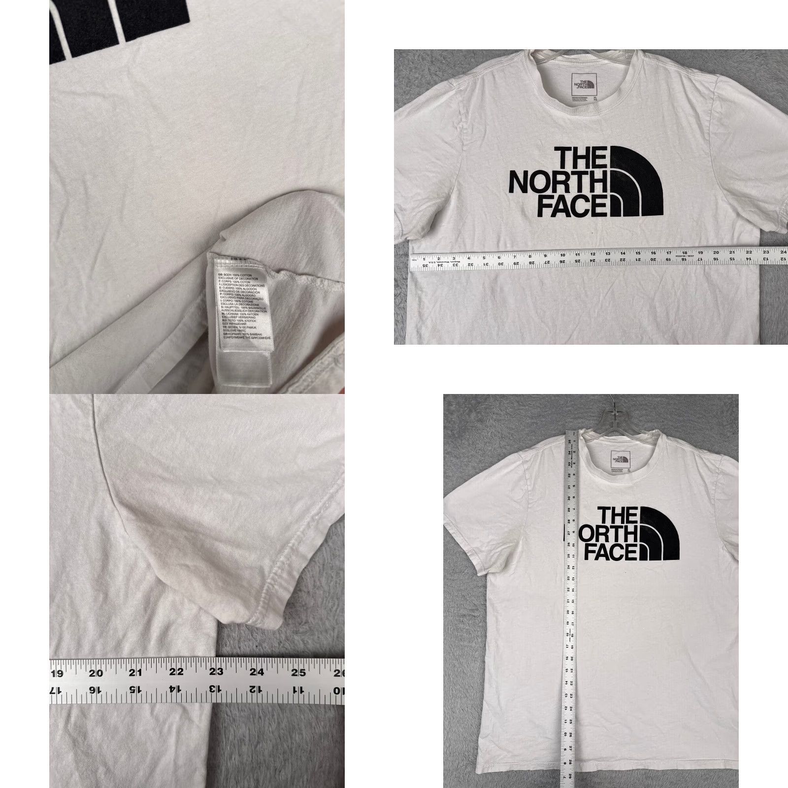 The North Face The North Face Shirt Men XL White Short Sleeve Crew 100% Cotton READ Size US XL / EU 56 / 4 - 8 Thumbnail
