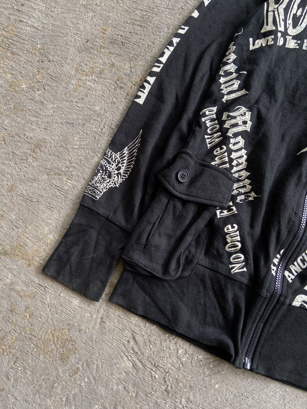Le Grande Bleu (L.G.B.) 2000s M.K.R - Vkei Style Poem Long Sleeve Zip Size US M / EU 48-50 / 2 - 10 Thumbnail