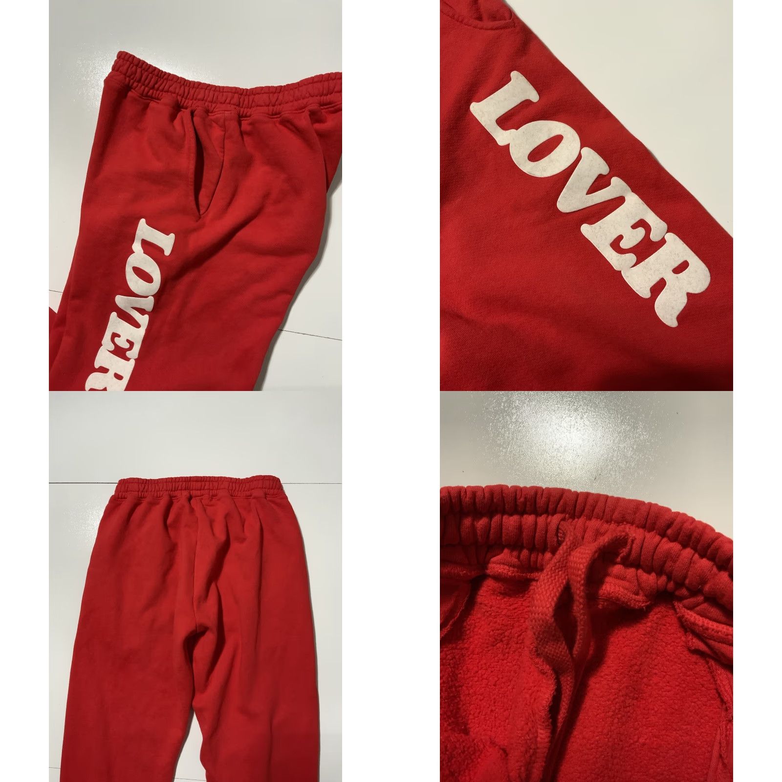 BIANCA CHANDON VINTAGE Bianca Chandon Lover 10th Anniversary Heavyweight Jogger Sweatpants Unisex Adults S Red Sweatpants Mens Womens Boys Girls Size US 29 - 8 Thumbnail