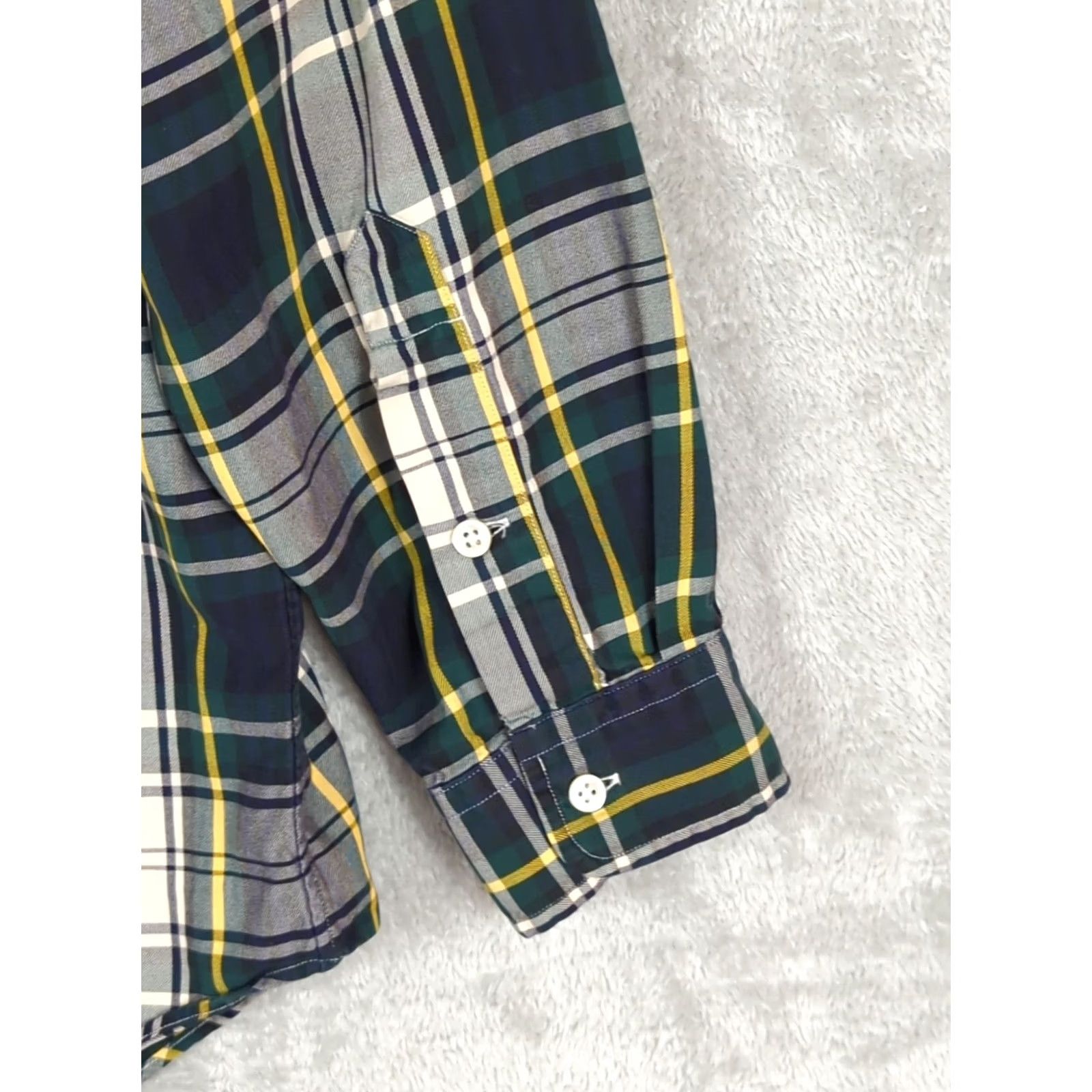 Ralph Lauren Ralph Lauren Blake Shirt Mens Large Green Plaid Long Sleeve Button-Down Collar Pony Logo Blue Pattern Vintage: No Size US L / EU 52-54 / 3 - 6 Thumbnail