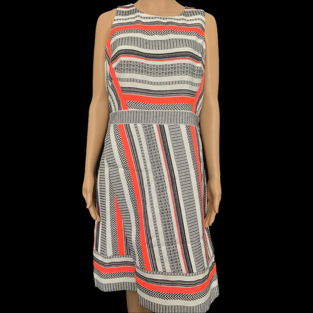 Kate Spade NEW Kate Spade Flights of Fancy Ribbon Jacquard Dress 10 Size L / US 10 / IT 46 - 2 Thumbnail