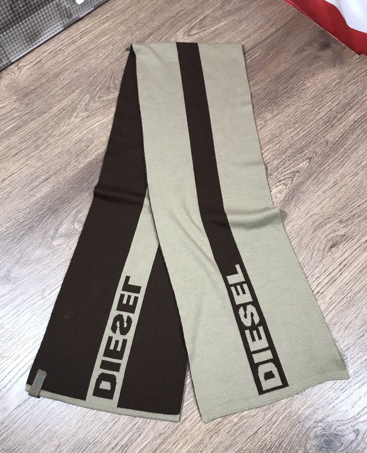 Diesel × Vintage Diesel Vintage Scarf Big Logo Size ONE SIZE - 6 Thumbnail