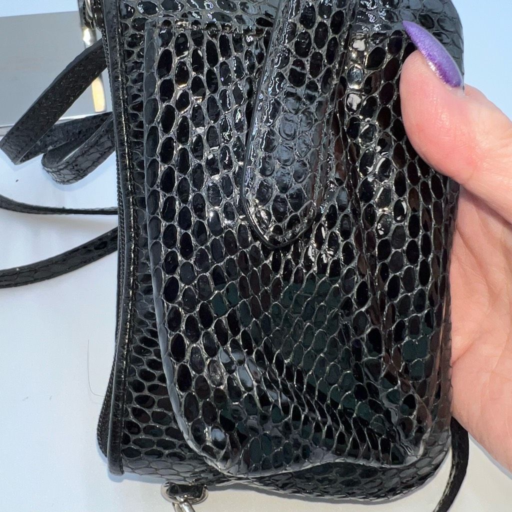 Brighton Brighton Vintage Small Crossbody Croc Embossed Wallet Size ONE SIZE - 6 Thumbnail