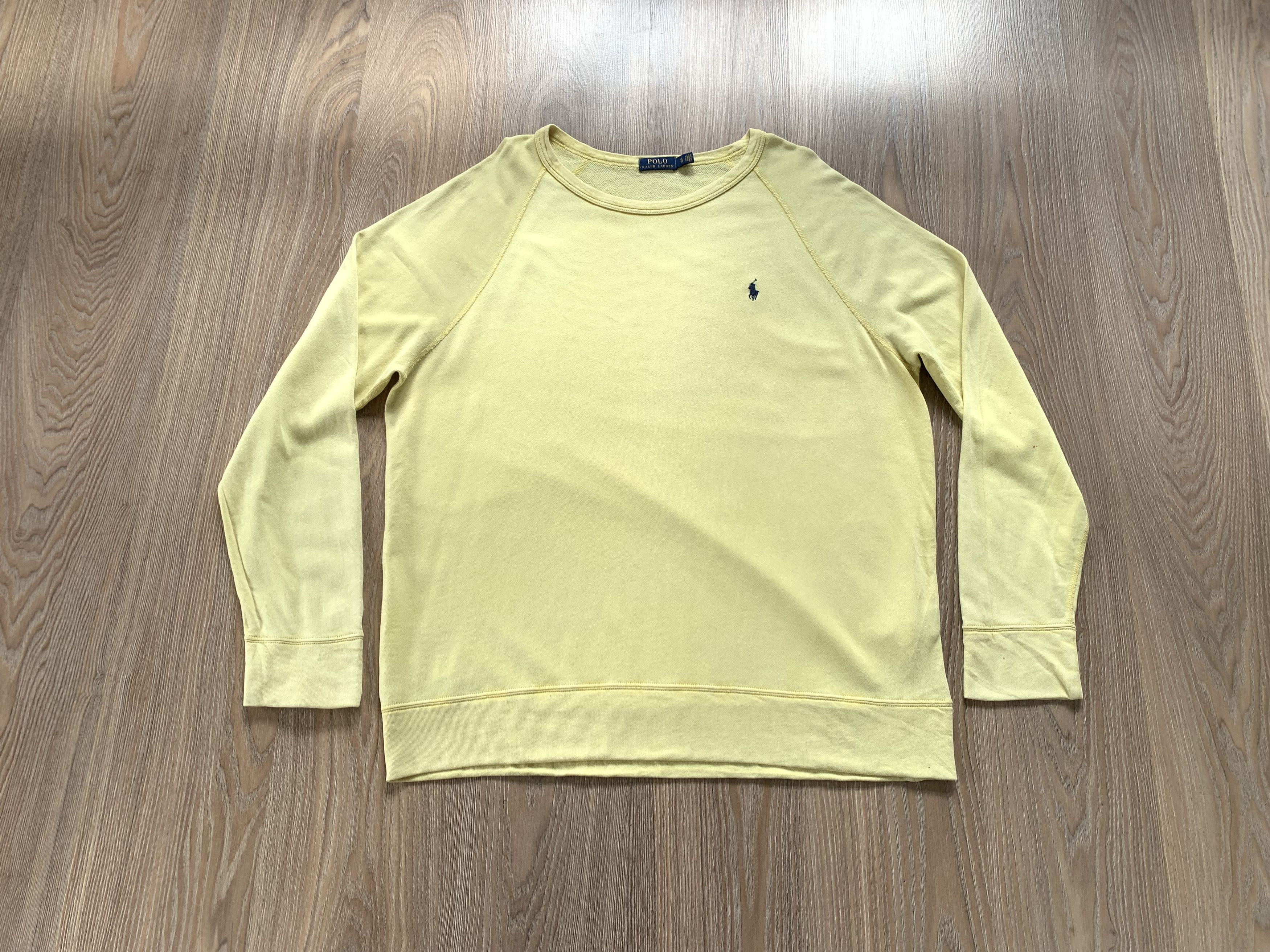 Polo Ralph Lauren Polo Ralph Lauren Yellow Cotton Sweatshirt Size US XL / EU 56 / 4 - 1 Thumbnail