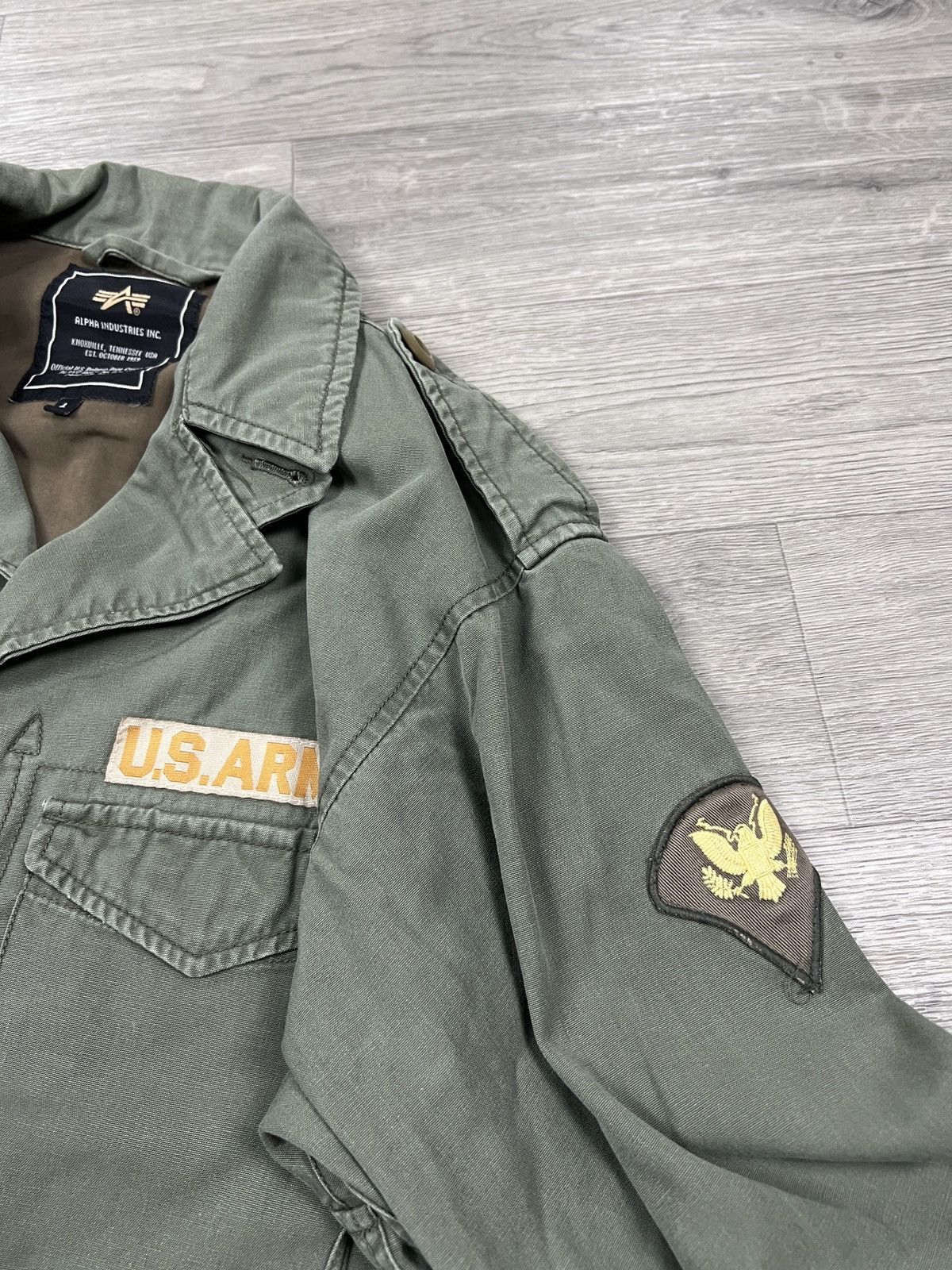 Alpha Industries Vintage Alpha Industries M65 Field Jacket Mens Army Military Size US L / EU 52-54 / 3 - 4 Thumbnail