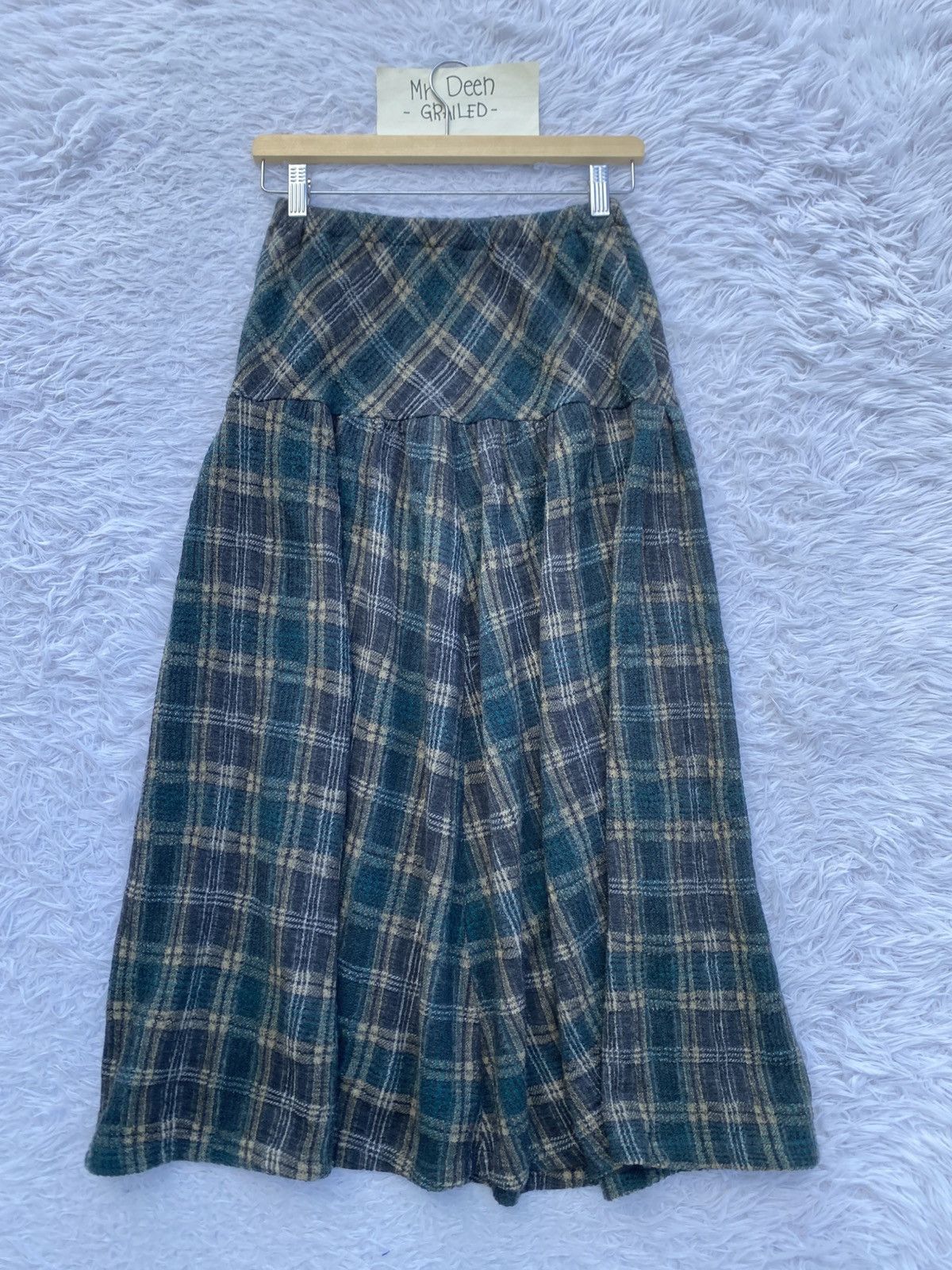 Issey Miyake Rare Vintage 90s Issey Miyake Plantation Midi Skirt Size 22" - 4 Thumbnail
