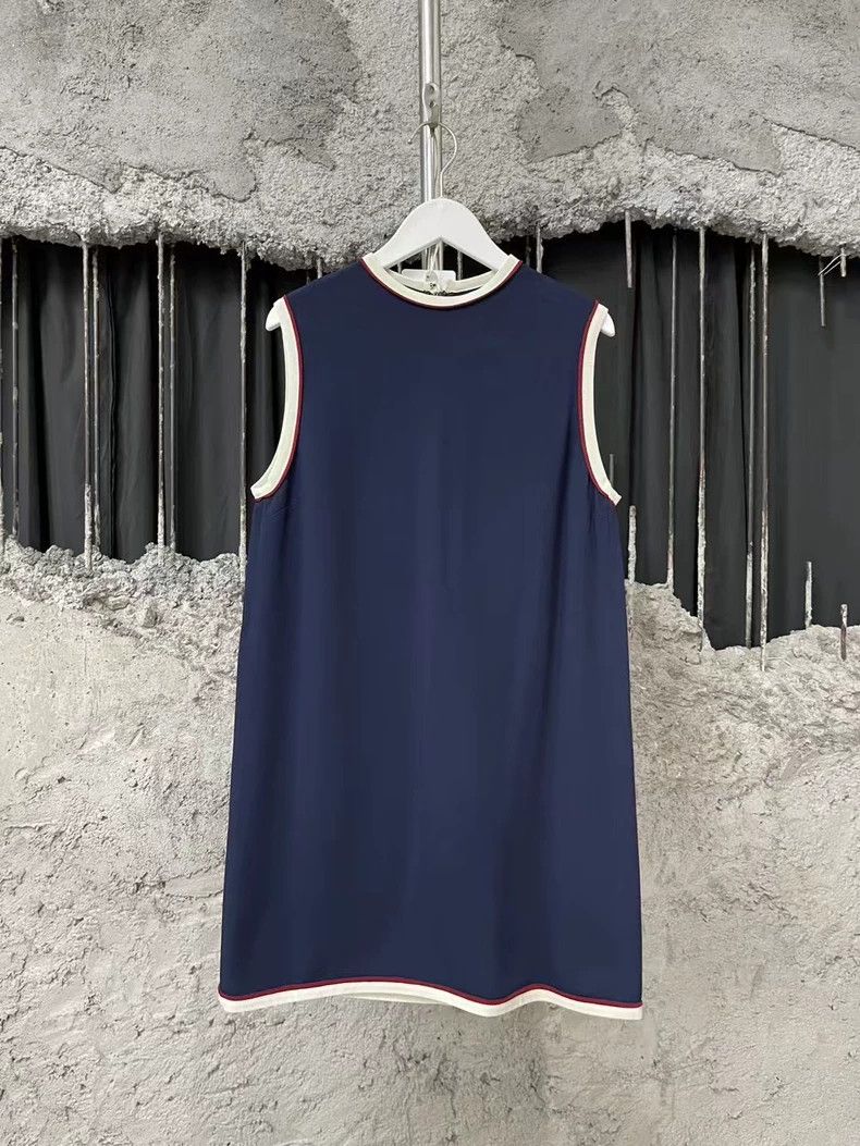 Gucci Gucci Sleeveless Dress with Red Accents-dmc Size US M / EU 48-50 / 2 - 1 Thumbnail