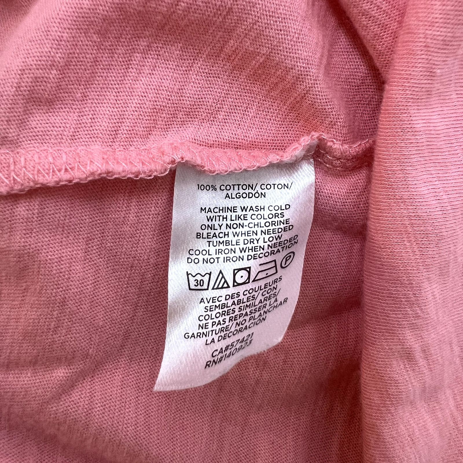 Loft Loft Pink Scoop Neck Short Sleeve Tee Size M / US 6-8 / IT 42-44 - 7 Thumbnail