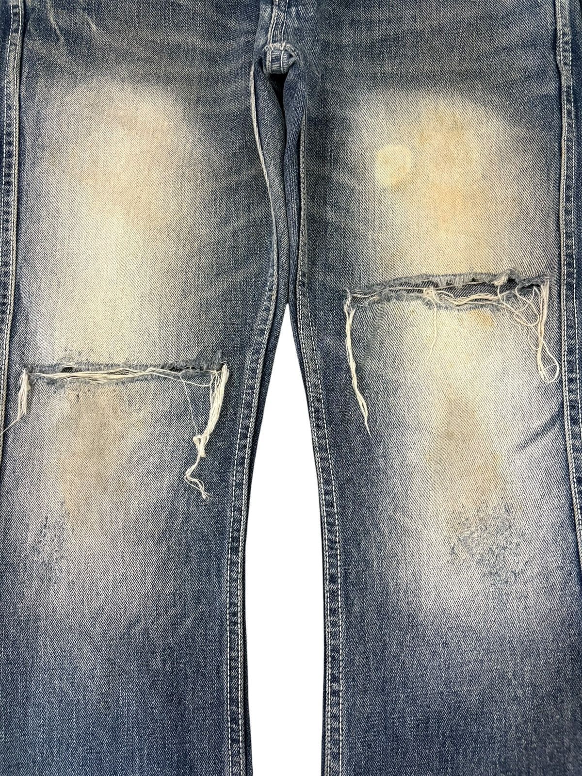 Hysteric Glamour Vintage Japanese Apestein Nice Fade Distress Bootcut Jeans Size US 32 / EU 48 - 5 Thumbnail