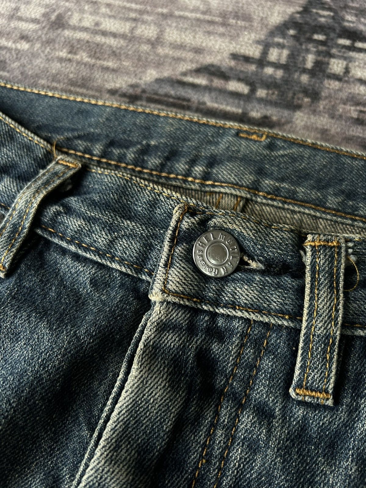 Helmut Lang Vintage Helmut Lang Indigo Washed Jeans Size US 30 / EU 46 - 10 Thumbnail