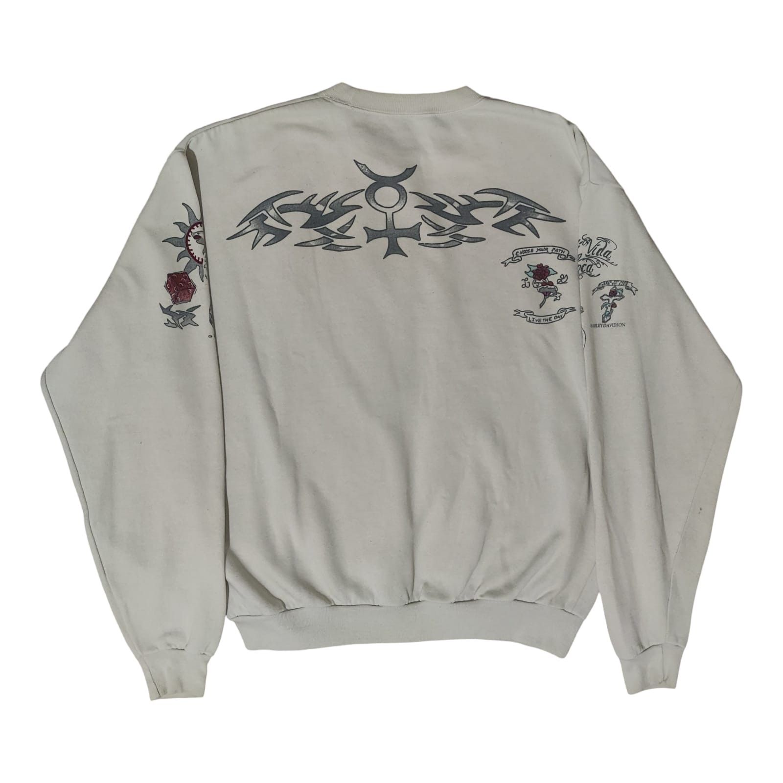 Vintage Vintage Dennis Rodman Tattoo Sweatshirt Size US XL / EU 56 / 4 - 2 Thumbnail