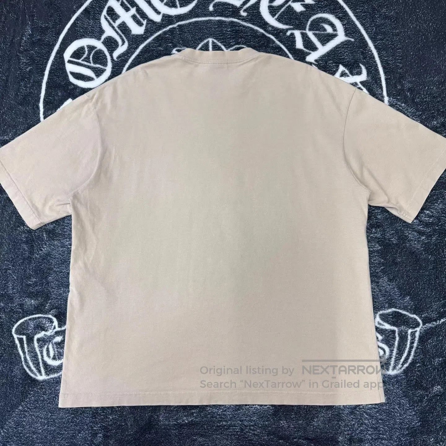 Balenciaga Beige Short Sleeve Graphic Tee. Size US XL / EU 56 / 4 - 2 Thumbnail