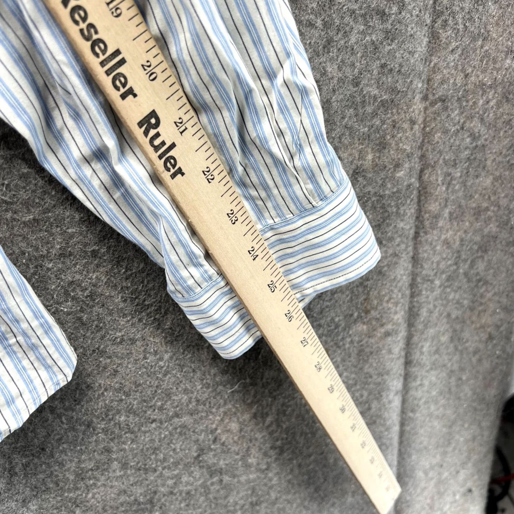 Ralph Lauren VINTAGE Ralph Lauren Shirt Mens XL Blue White Striped Button Down Preppy Size US XL / EU 56 / 4 - 4 Thumbnail