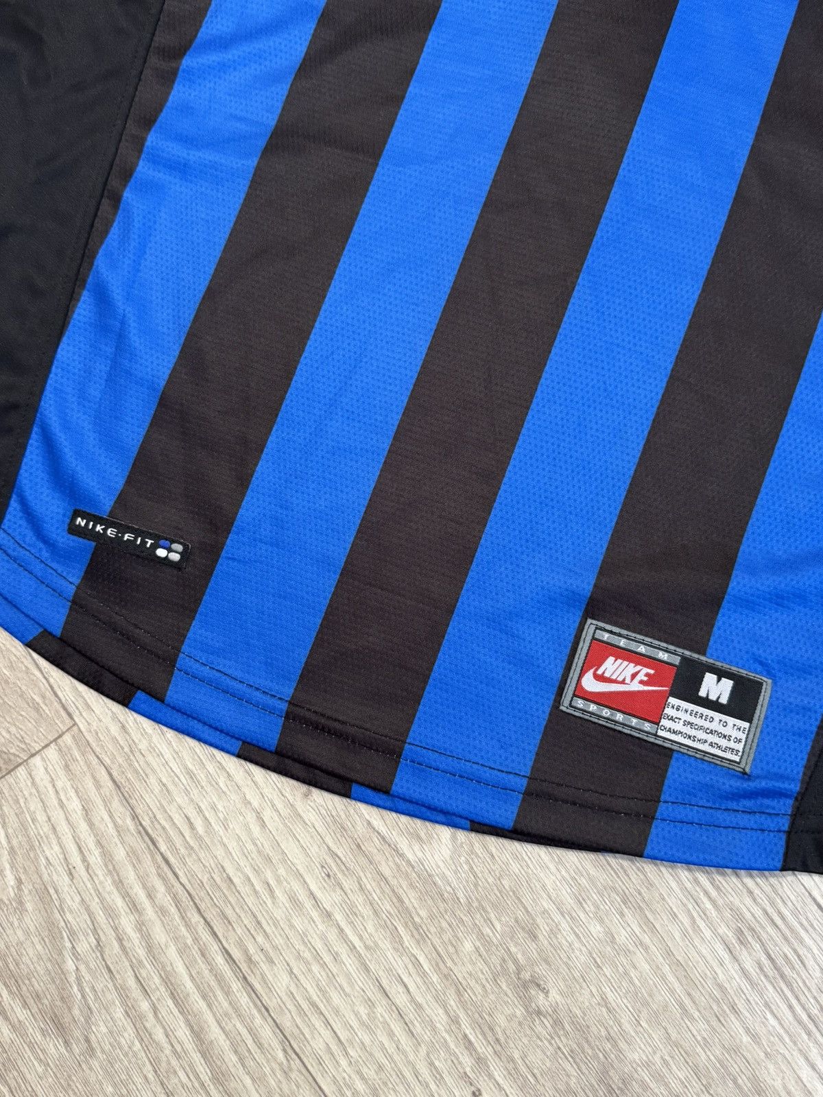 Nike 🔷Vintage Nike Inter Milan Ronaldo #7 1998/99 Soccer jersey🔷 Size US M / EU 48-50 / 2 - 2 Thumbnail