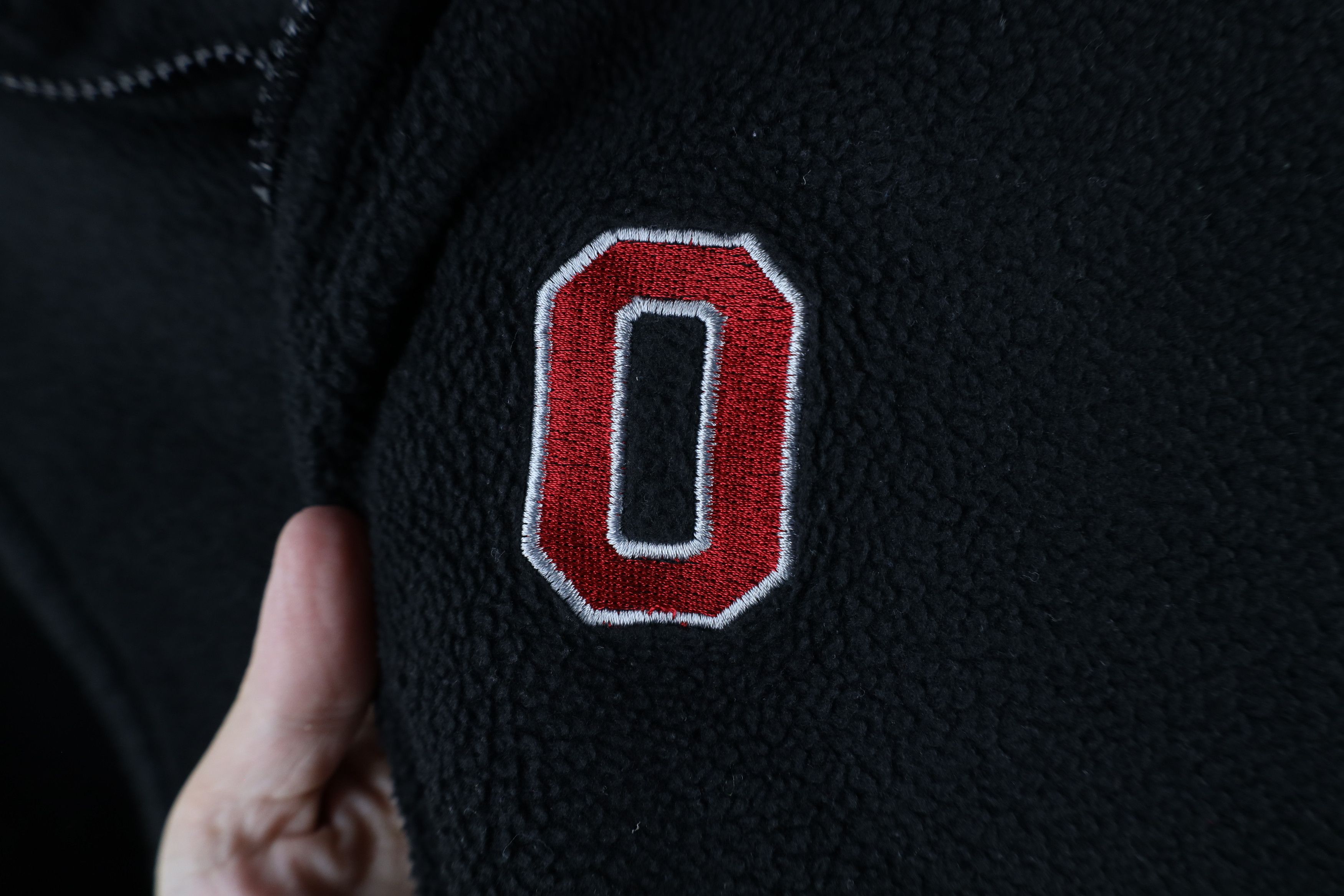 Vintage Vintage 90s University Full Zip Fleece Vest Jacket Black Size US M / EU 48-50 / 2 - 4 Thumbnail