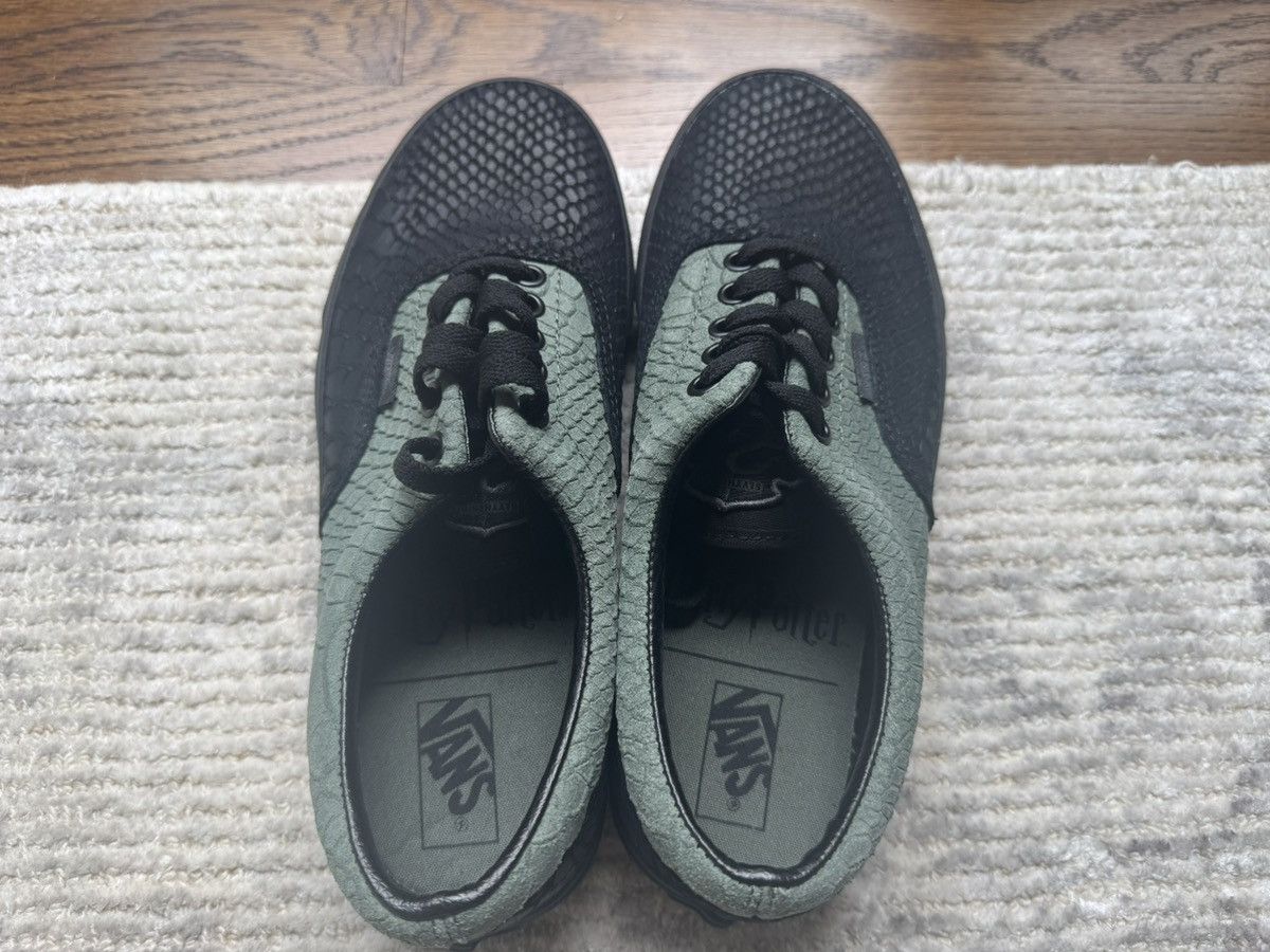 Vans Size 7 VANS HARRY POTTER SLYTHERIN ERA Black Green Snake Size US 7 / EU 40 - 2 Thumbnail