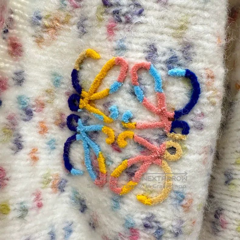 Loewe Loewe 25FW Colorful Logo Knit Sweater Size S / US 4 / IT 40 - 6 Thumbnail