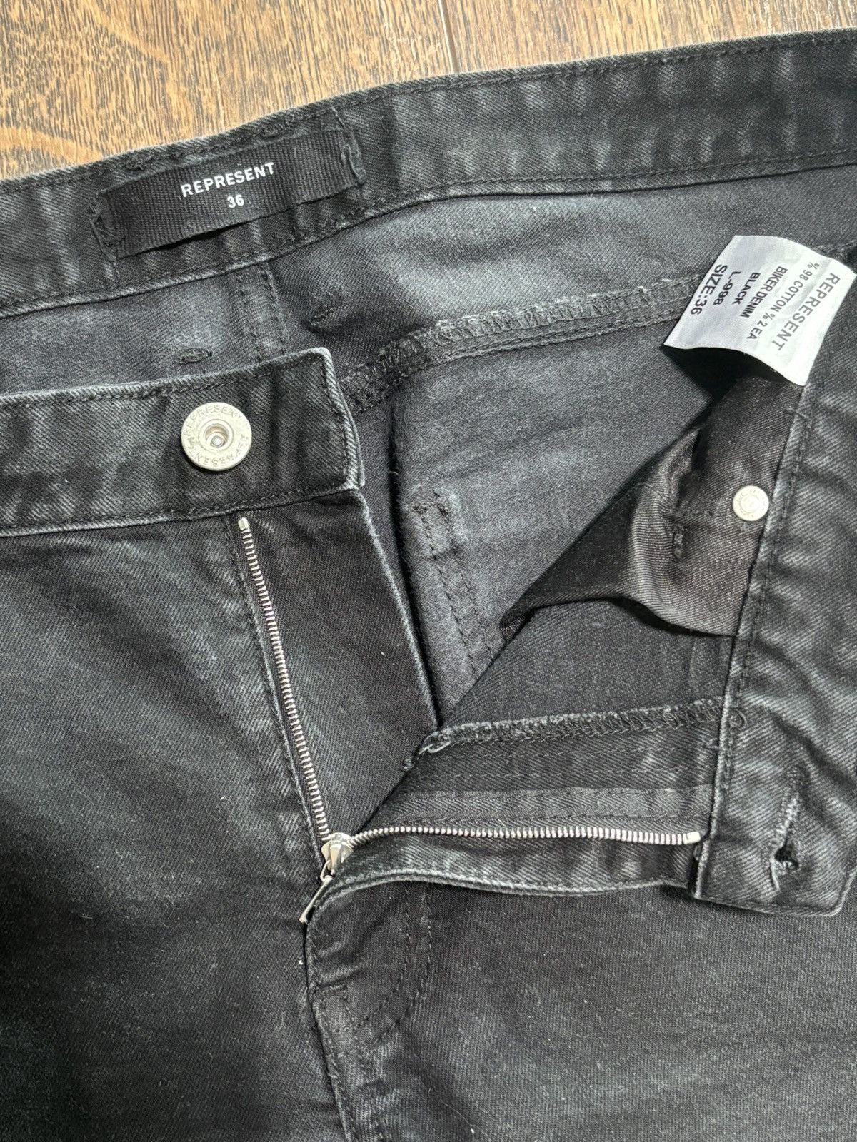Represent Clo. Represent Biker Demin Size US 36 / EU 52 - 3 Thumbnail