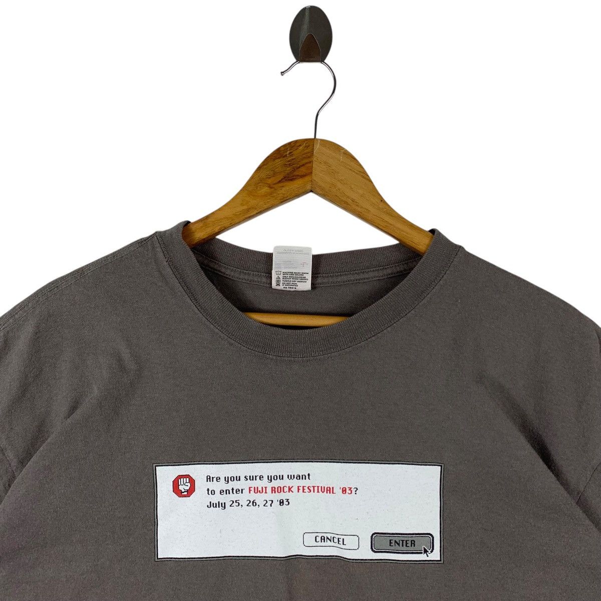 Japanese Brand FUJI ROCK FESTIVAL 1983 tower records tee Size US L / EU 52-54 / 3 - 2 Thumbnail
