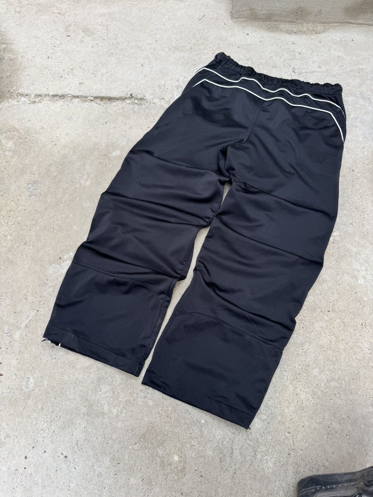 Nike 🥷 VINTAGE NIKE TRACK PANTS BLACK Size US 34 / EU 50 - 13 Thumbnail