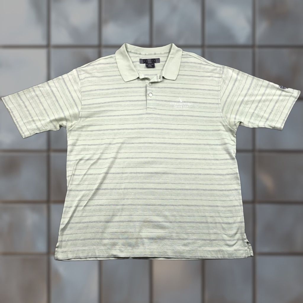 Nike Nike Golf Polo Shirt Mens XL Green Stripe Los Coyotes Country Club Cotton Knit Size US XL / EU 56 / 4 - 1 Thumbnail