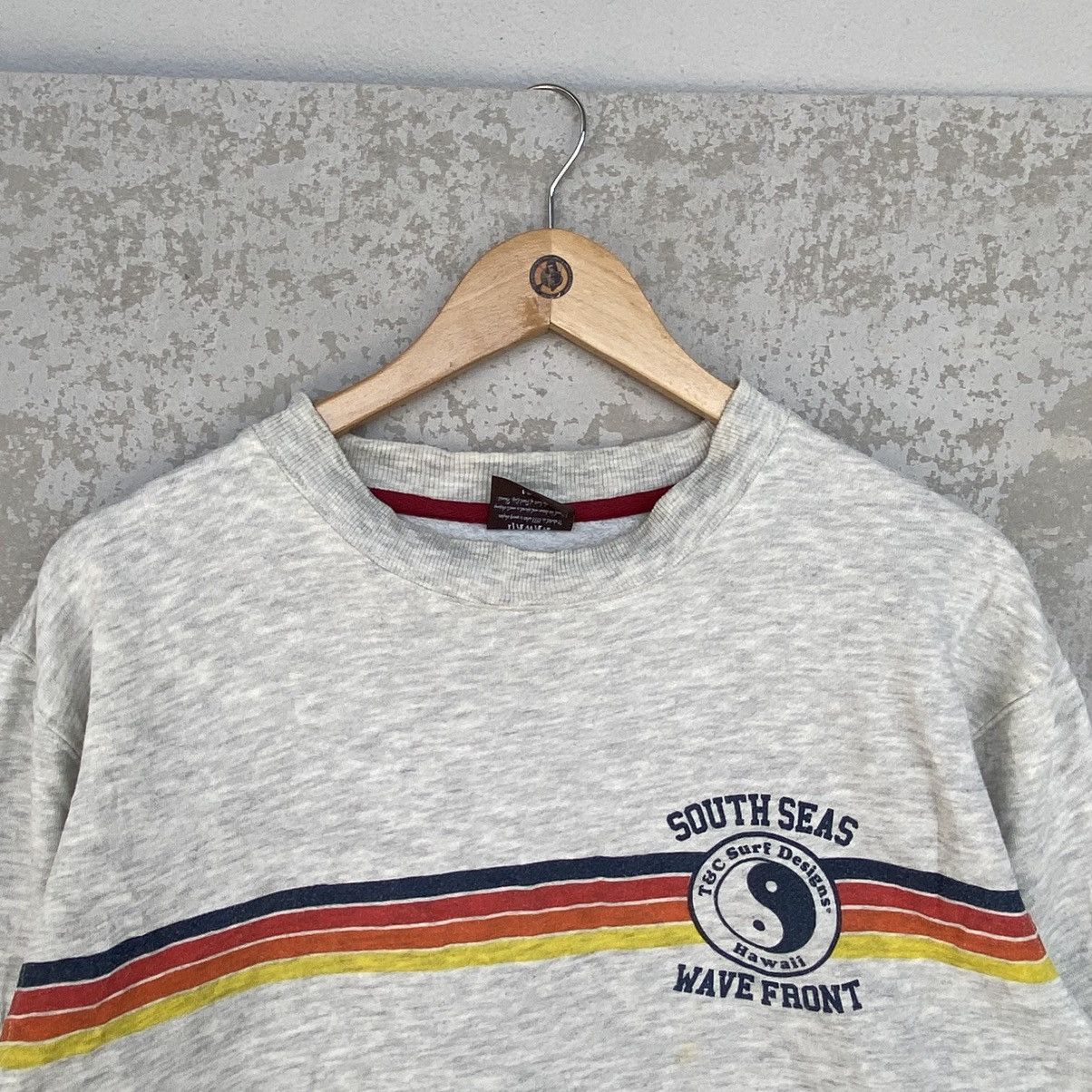 Other Vintage T&C Surf Printed Crewneck Sweatshirt Gray Size US L / EU 52-54 / 3 - 4 Thumbnail
