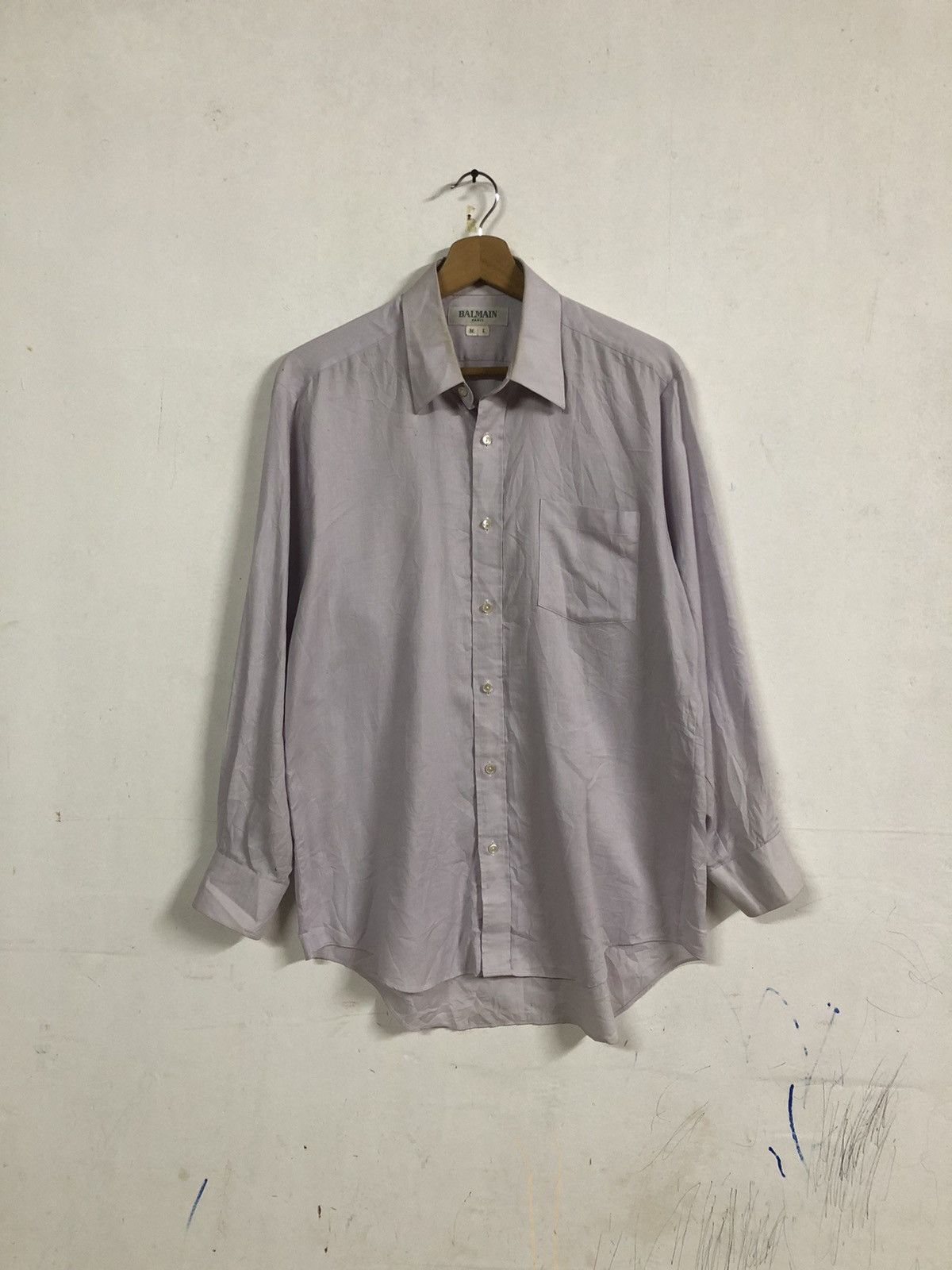 Balmain × Designer Shirt button up Balmain Paris Size US M / EU 48-50 / 2 - 1 Thumbnail