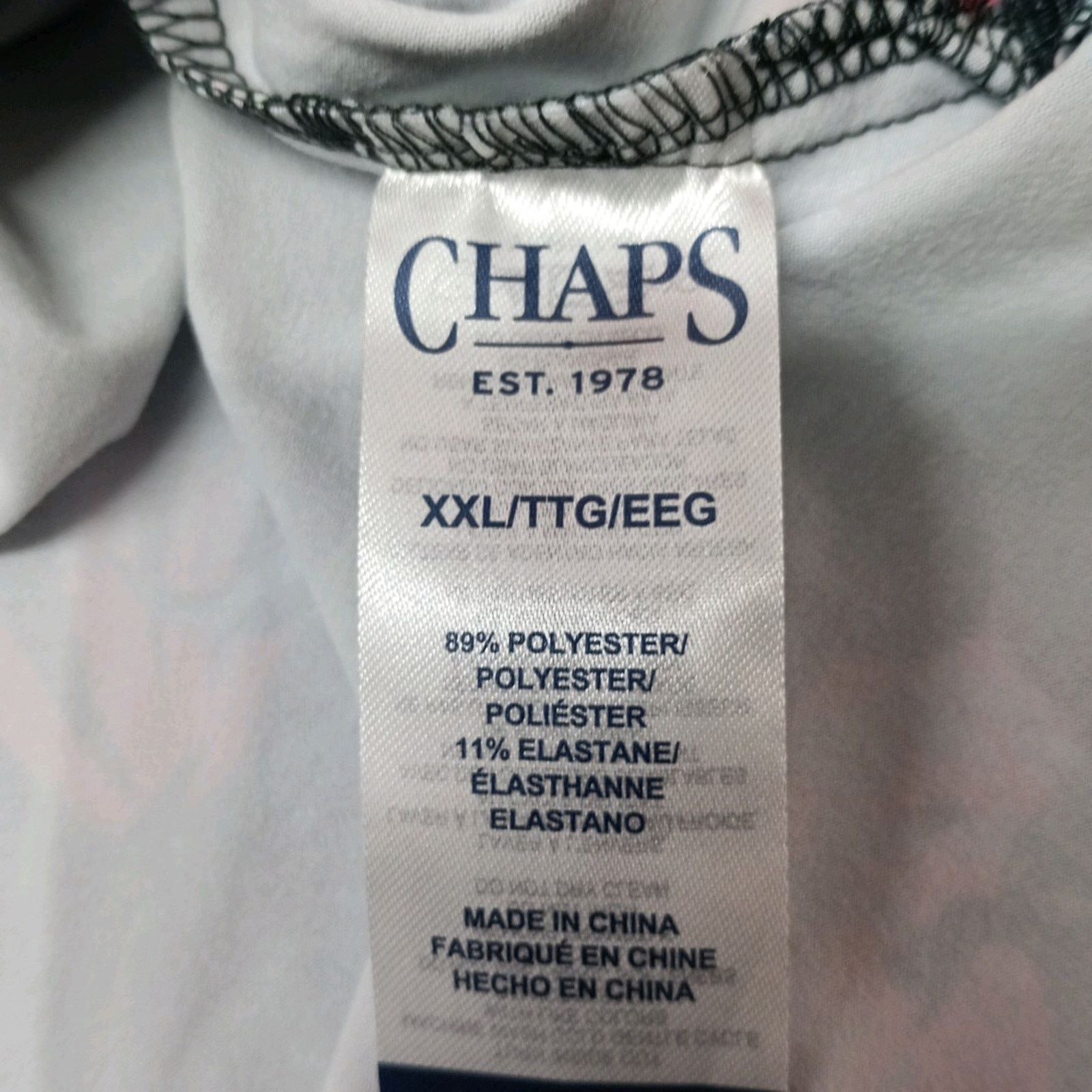 Chaps Chaps Polo Shirt Men's Size 2XL Multi Floral Moisture Wick Size US XXL / EU 58 / 5 - 6 Thumbnail