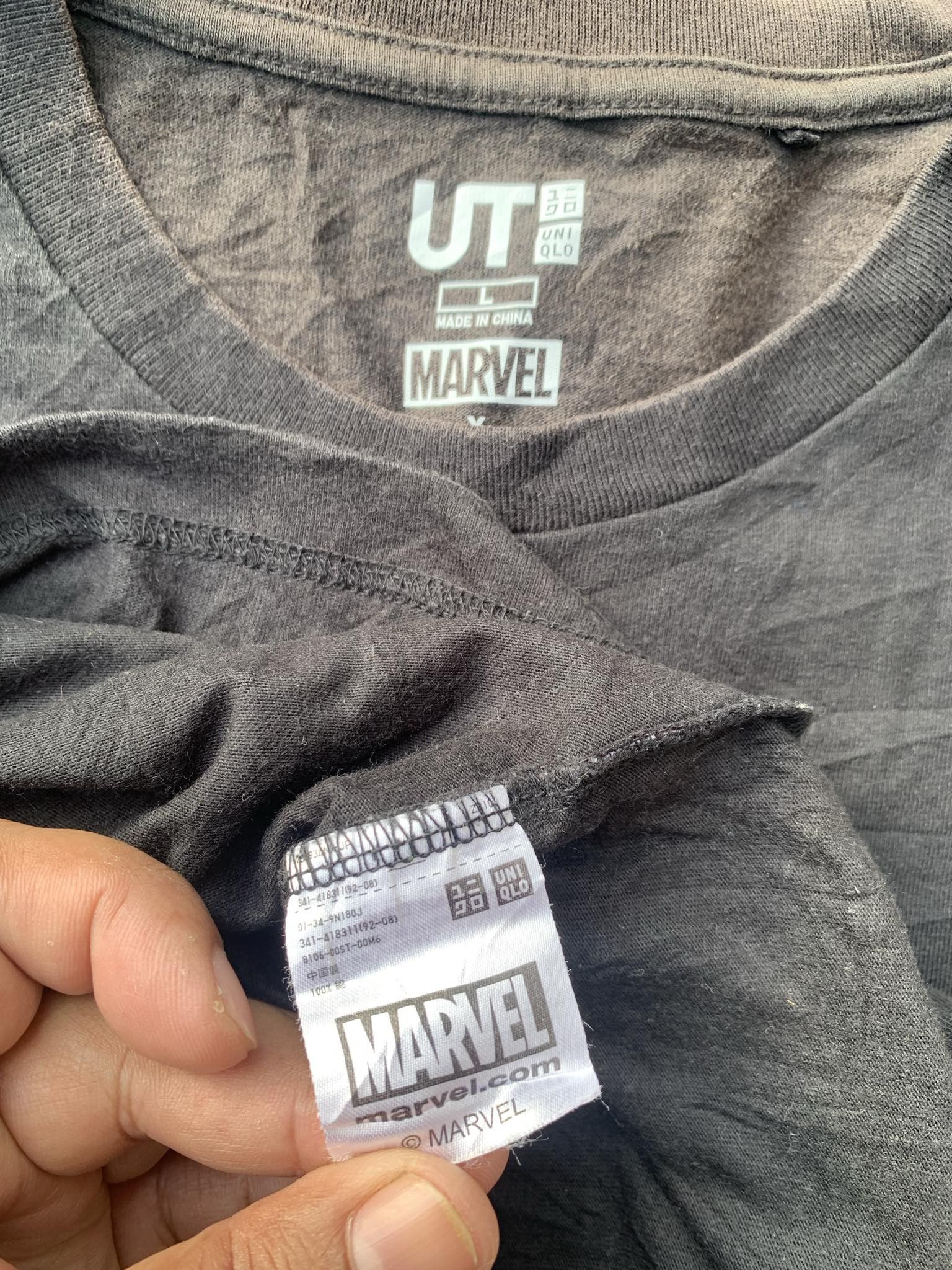 Cartoon Network × Marvel Comics × Uniqlo Hulk marvel x Uniqlo faded black tshirt. Size US L / EU 52-54 / 3 - 6 Thumbnail