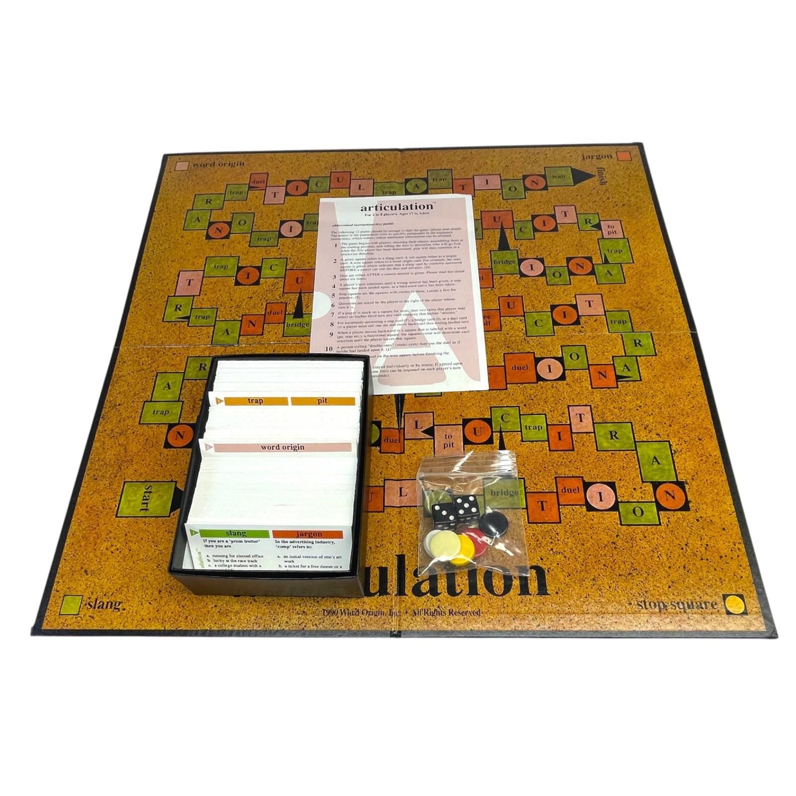 Other Articulation Board Game Vintage 1980s 100% Complete Hasbro Size ONE SIZE - 9 Thumbnail