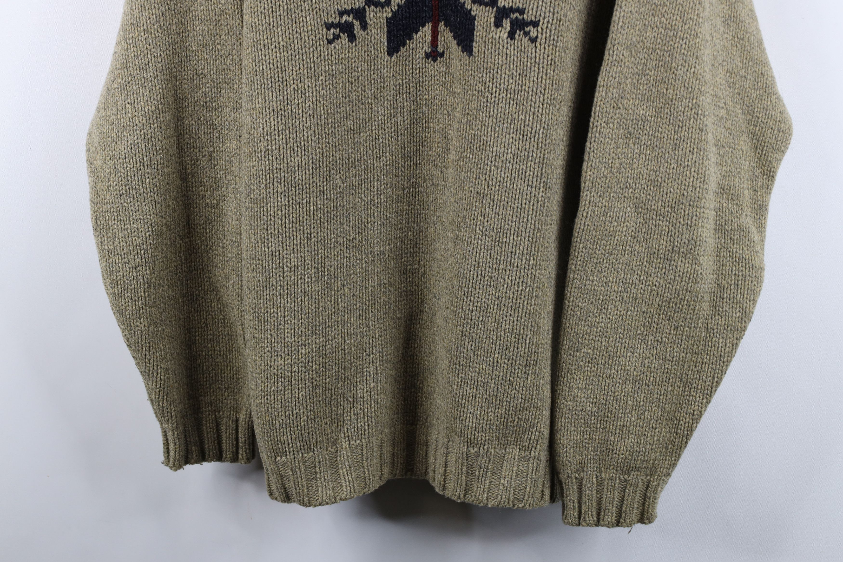 Abercrombie & Fitch Vintage 90s Abercrombie & Fitch Snowflake Crewneck Sweater Size US L / EU 52-54 / 3 - 3 Thumbnail