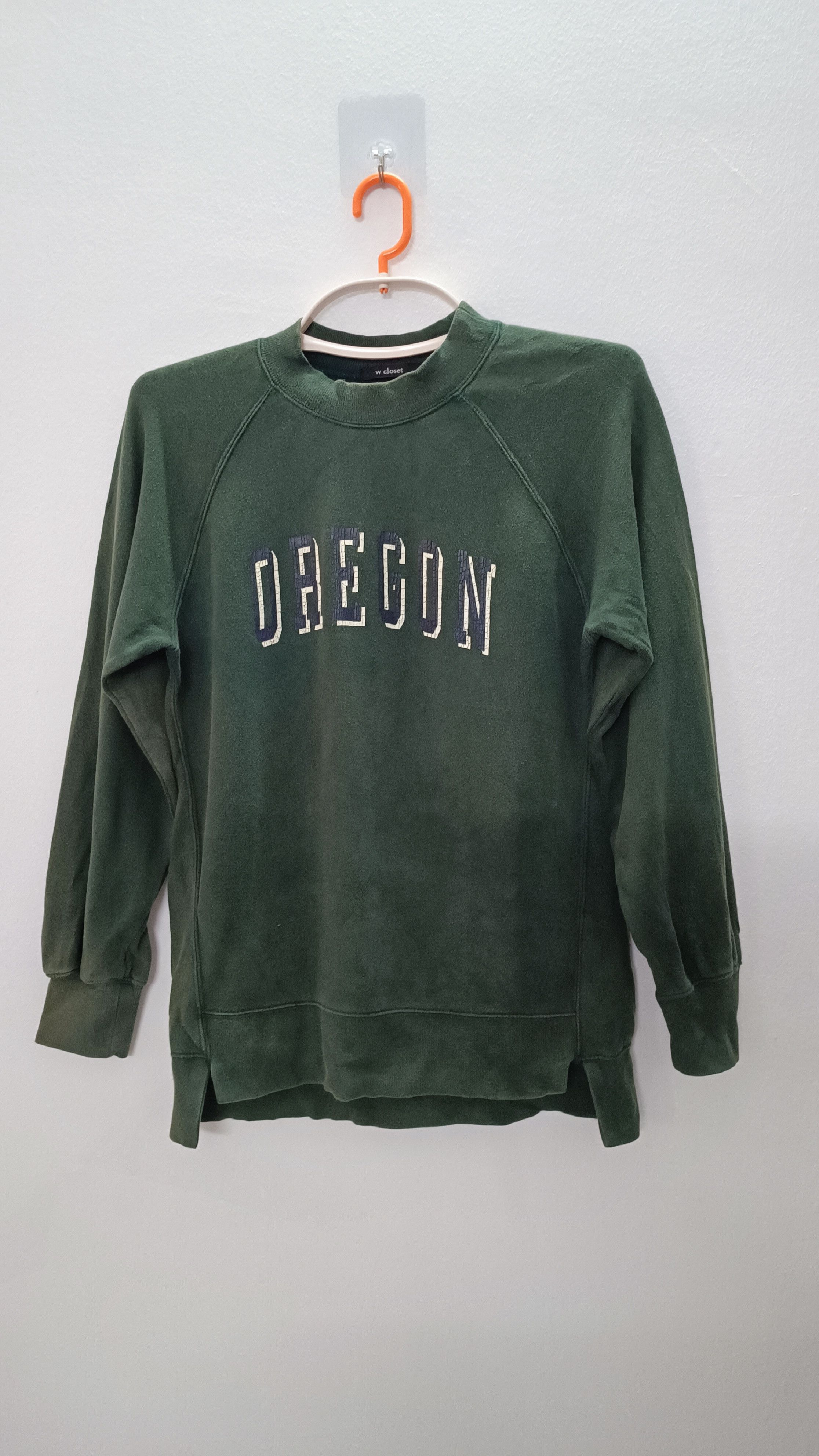 Green Vintage Look W Closet Sweatshirts