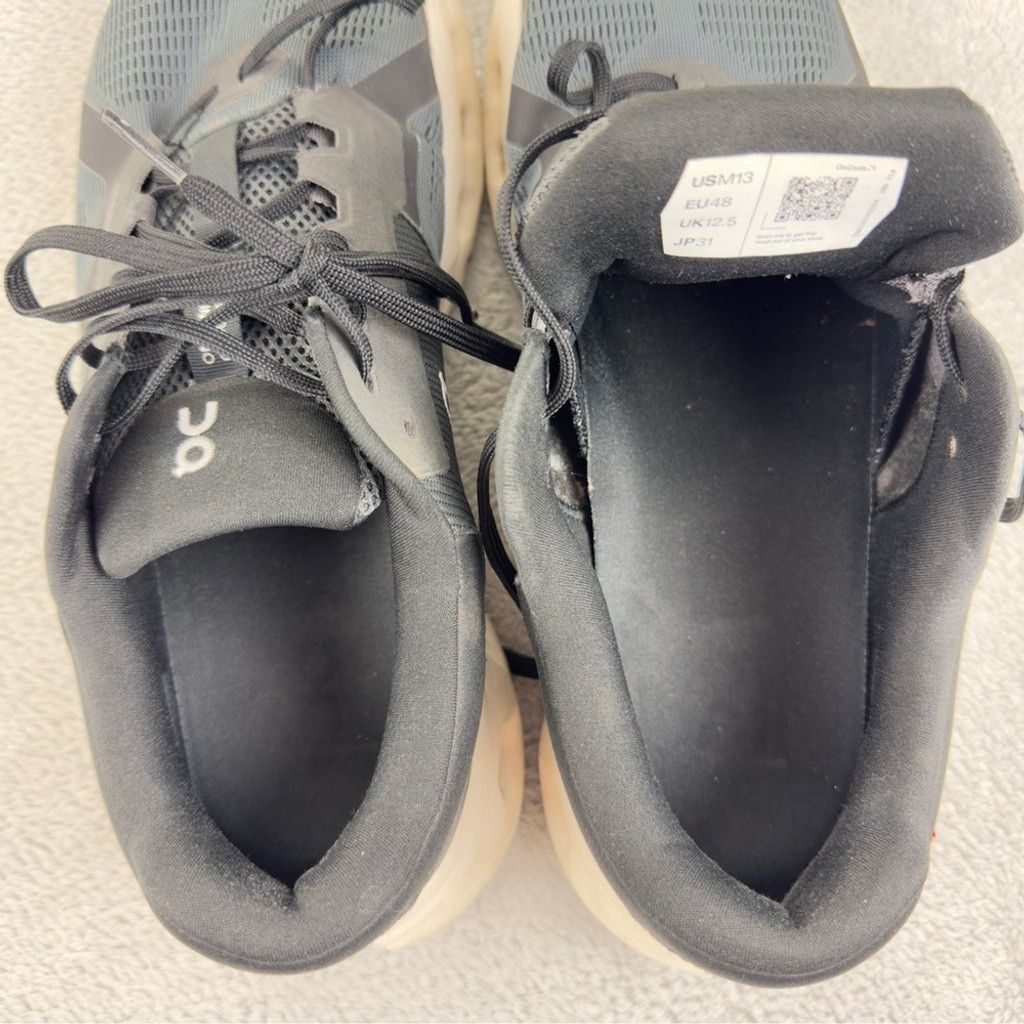 On On Cloudrunner 2 Men's Size 13 US/12.5 UK/48 EU Eclipse/Blac Size US 13 / EU 46 - 9 Thumbnail