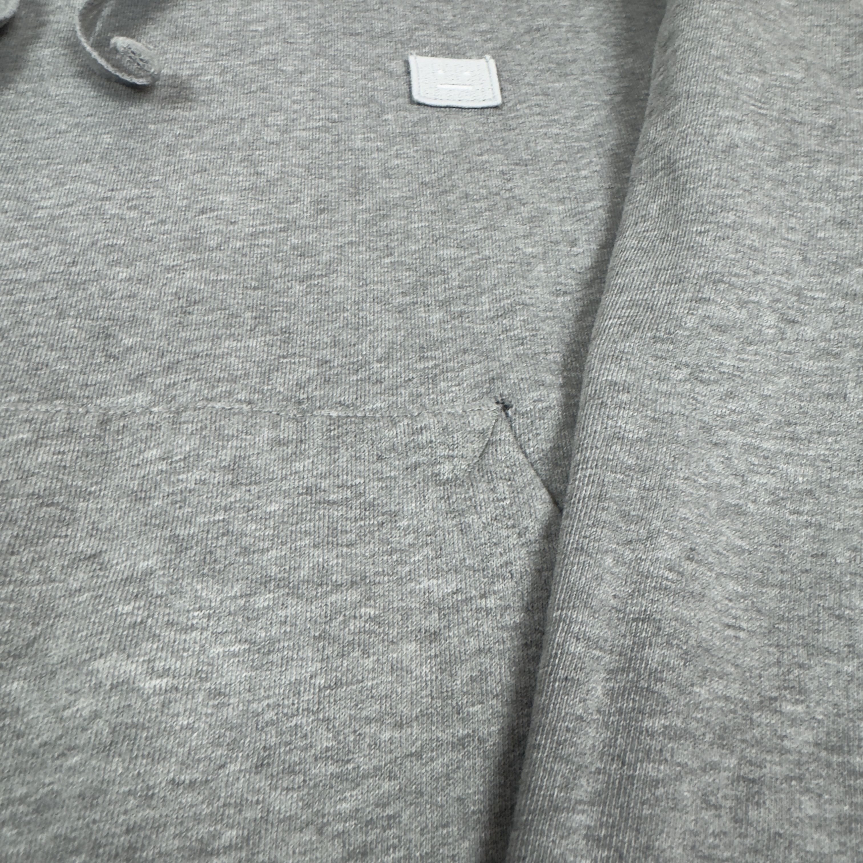 Acne Studios Acne Studios Ferris Face Men's Heather Gray Cotton Hoodie XS Size US XS / EU 42 / 0 - 3 Thumbnail