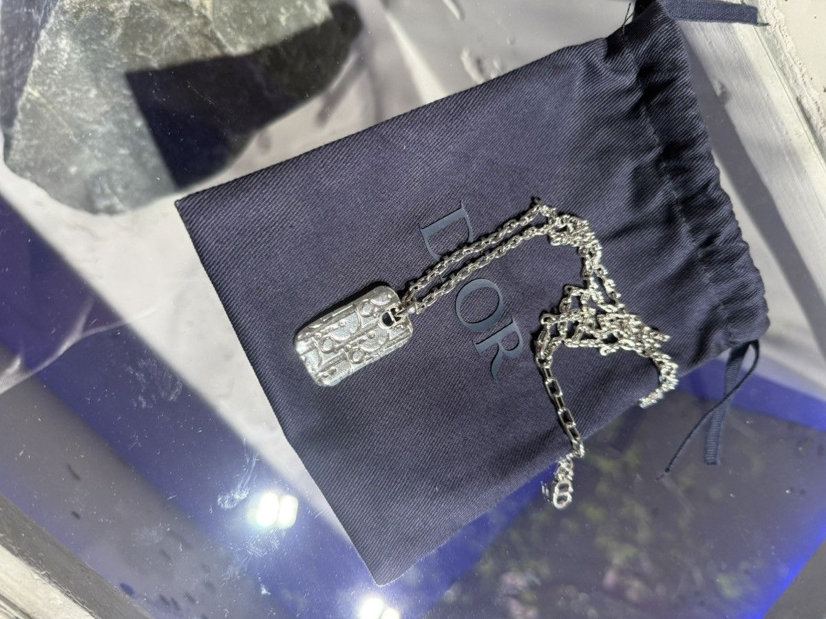 Dior BNWT Dior Oblique Logo Chain Necklace Size ONE SIZE - 2 Thumbnail