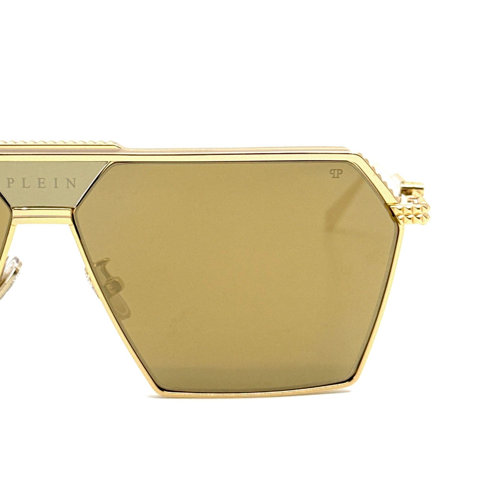 Philipp Plein PHILIPP PLEIN Sunglasses Stud SPP076V Col400G Authentic Size ONE SIZE - 5 Thumbnail