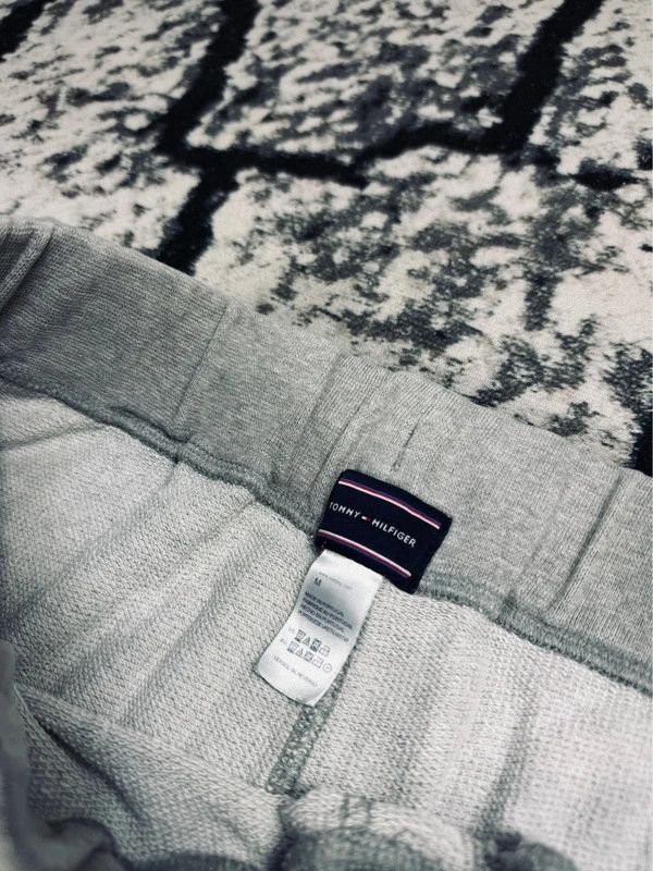 Tommy Hilfiger Tommy Hilfiger wide-leg tracksuits gray logo M Size 26" / US 2 / IT 38 - 5 Thumbnail