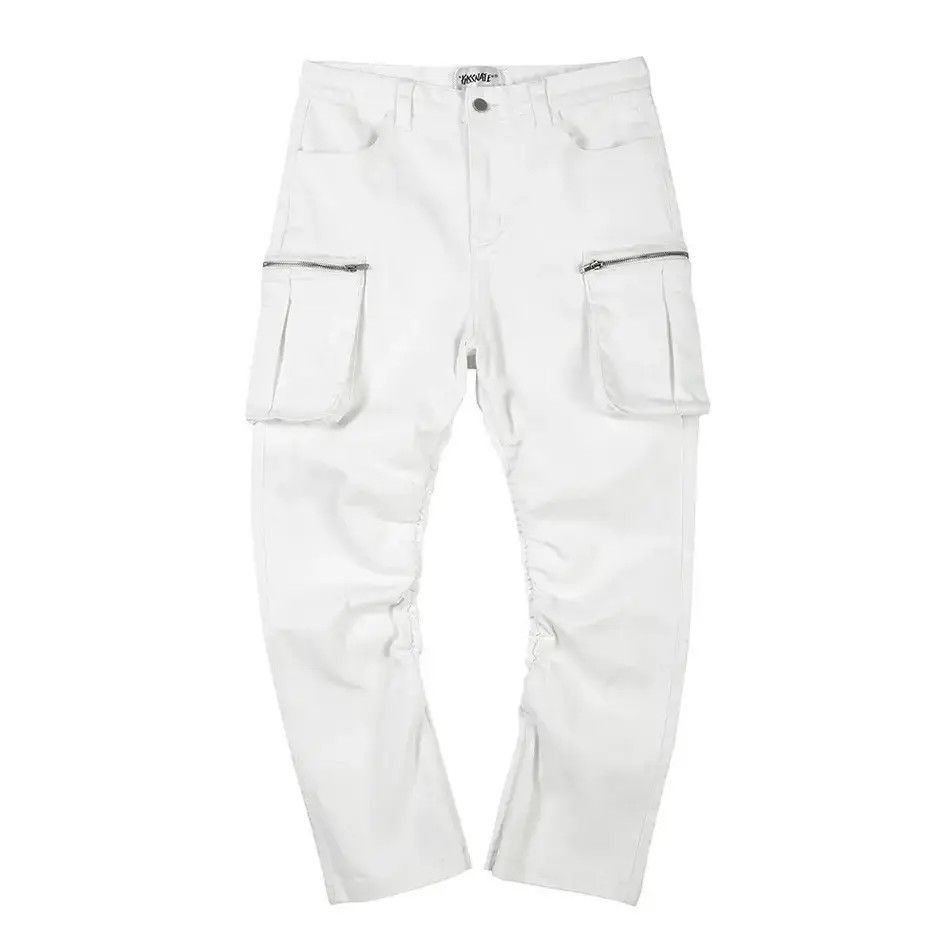 Japanese Brand Vintage jeans with pleats baggy Harajuku style pockets Y2K Size US 32 / EU 48 - 4 Thumbnail