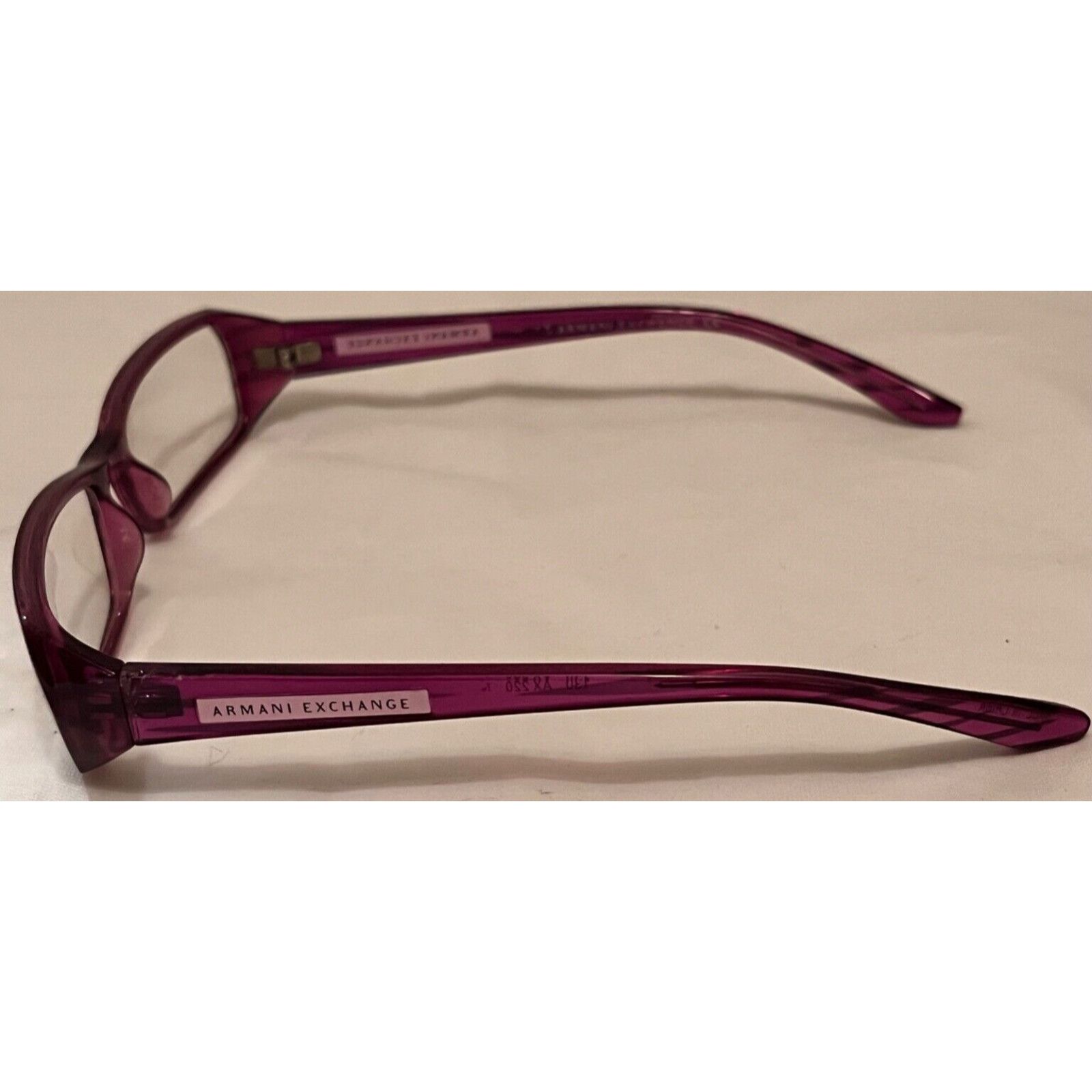 Armani Exchange Armani Exchange Glasses Frame ~ With Case ~ Purple Size ONE SIZE - 4 Thumbnail