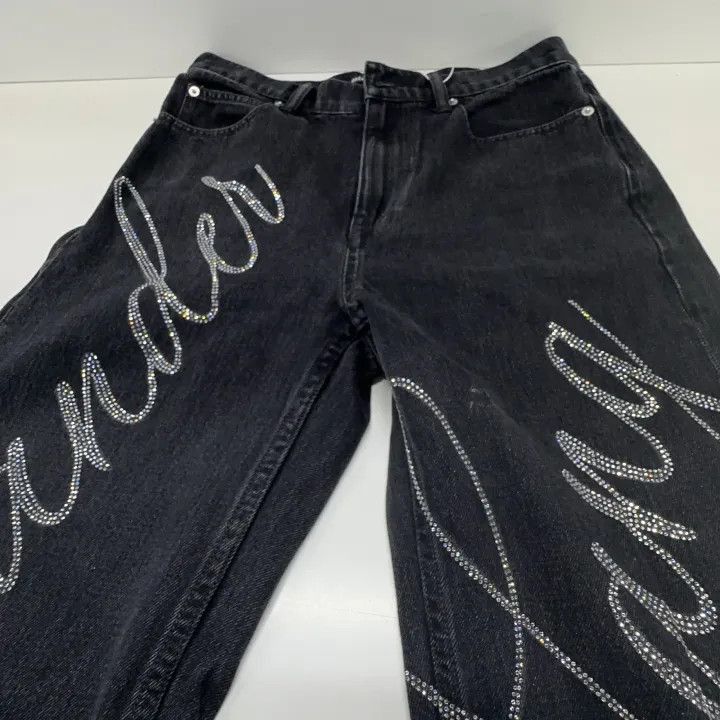 Alexander Wang Alexander Wang Crystal Logo Mid-Rise Jeans - Size 26" / US 2 / IT 38 - 8 Thumbnail