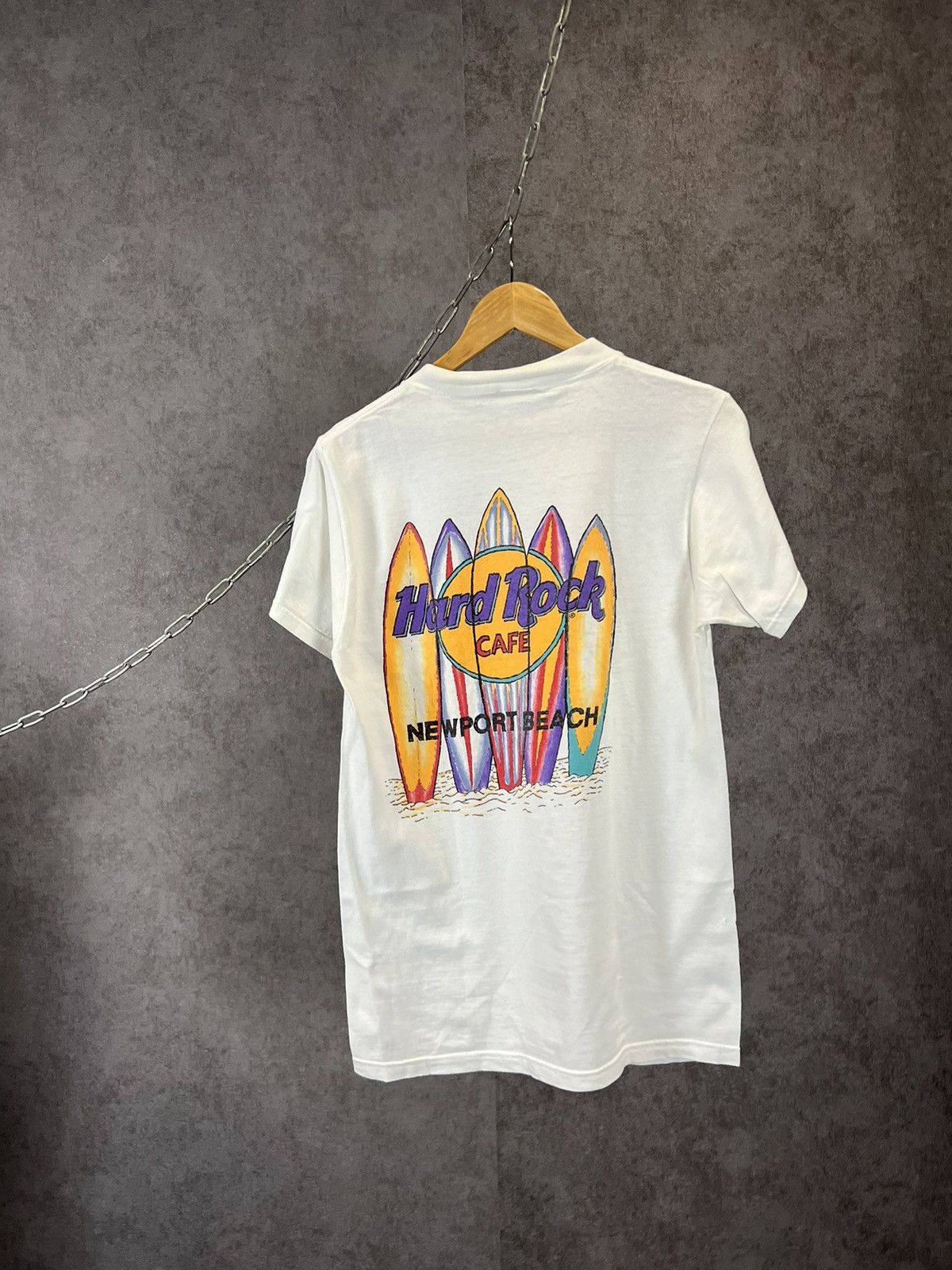 Hard Rock Cafe × Vintage Hard Rock Cafe Newport Beach made in USA vintage tee Size US XS / EU 42 / 0 - 2 Thumbnail