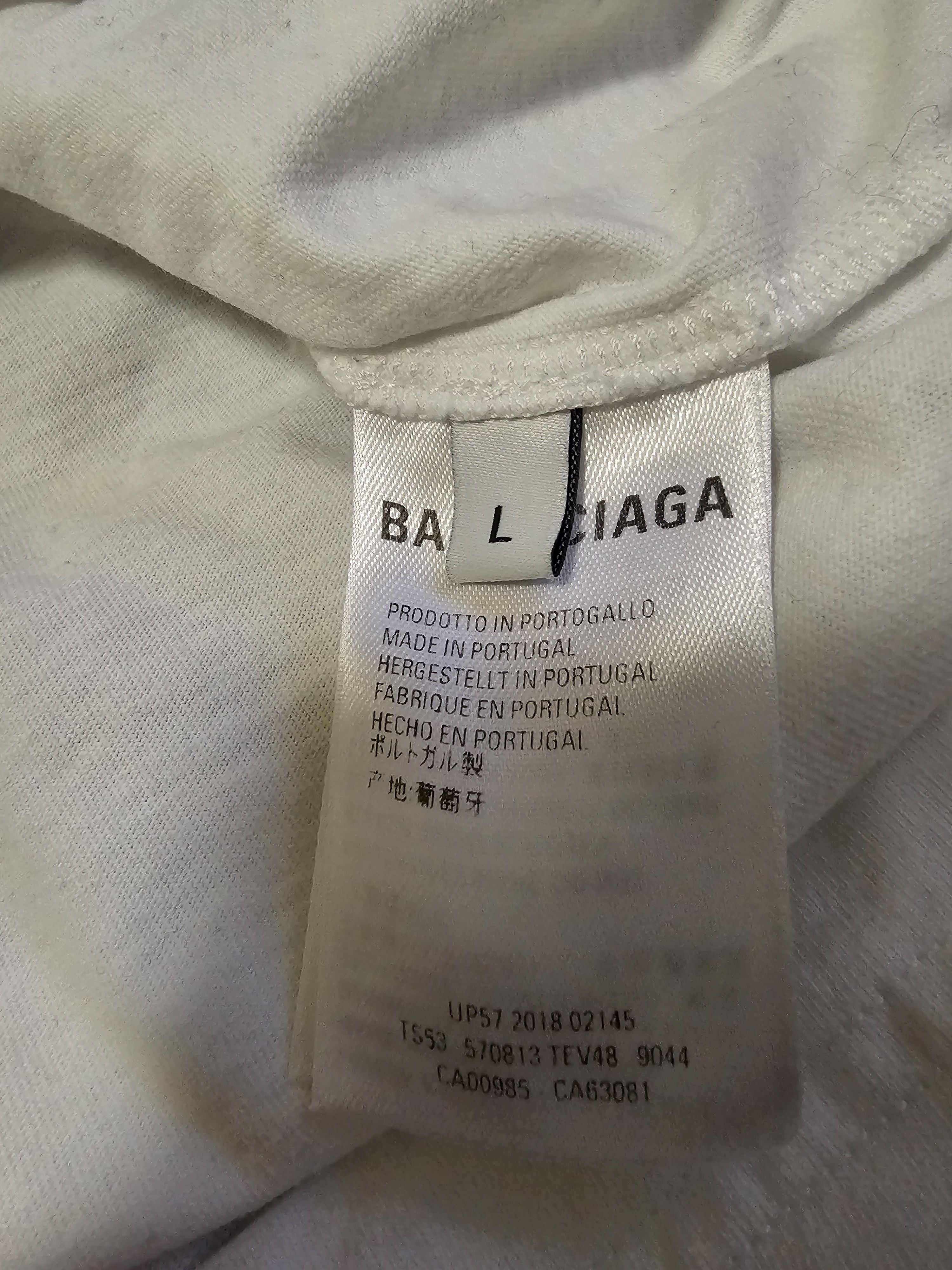 Balenciaga Balenciaga white men's oversize t shirt size L Size US L / EU 52-54 / 3 - 5 Thumbnail
