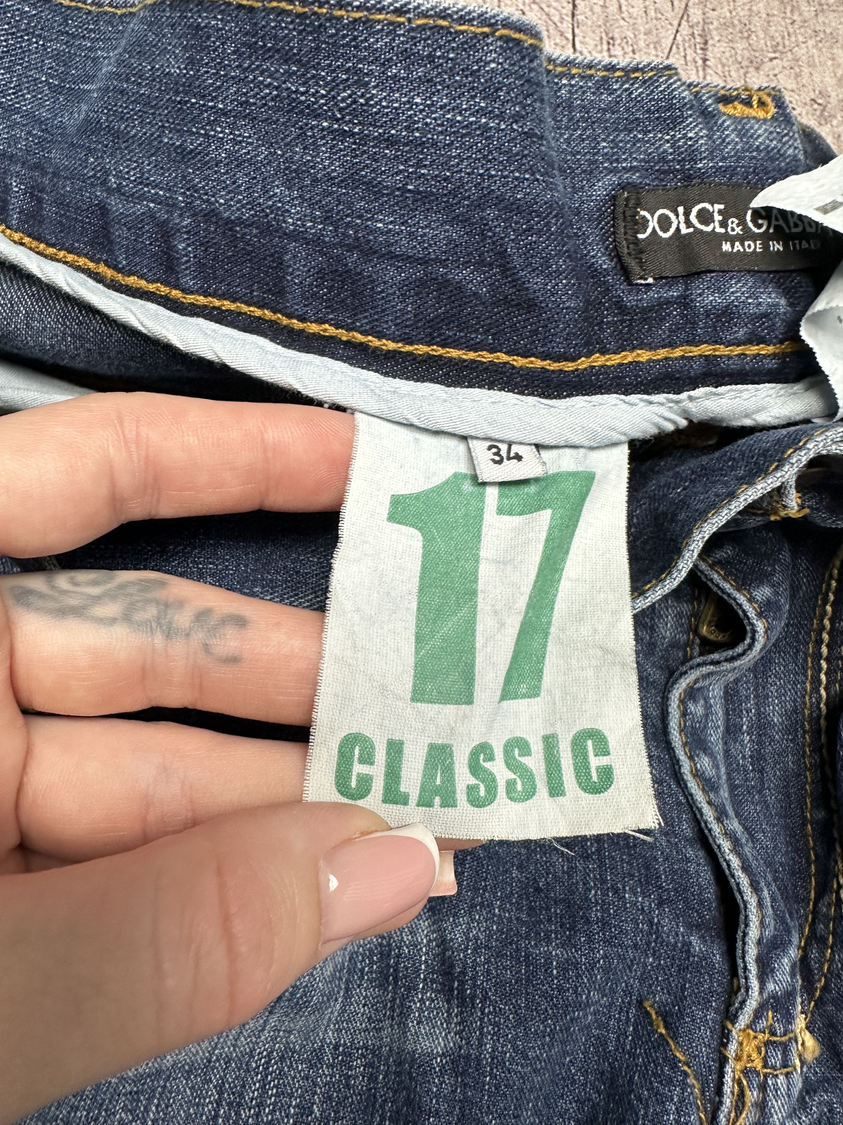Dolce & Gabbana Dolce & Gabbana Vintage Mens Denim Pants Jeans Size US 34 / EU 50 - 11 Thumbnail