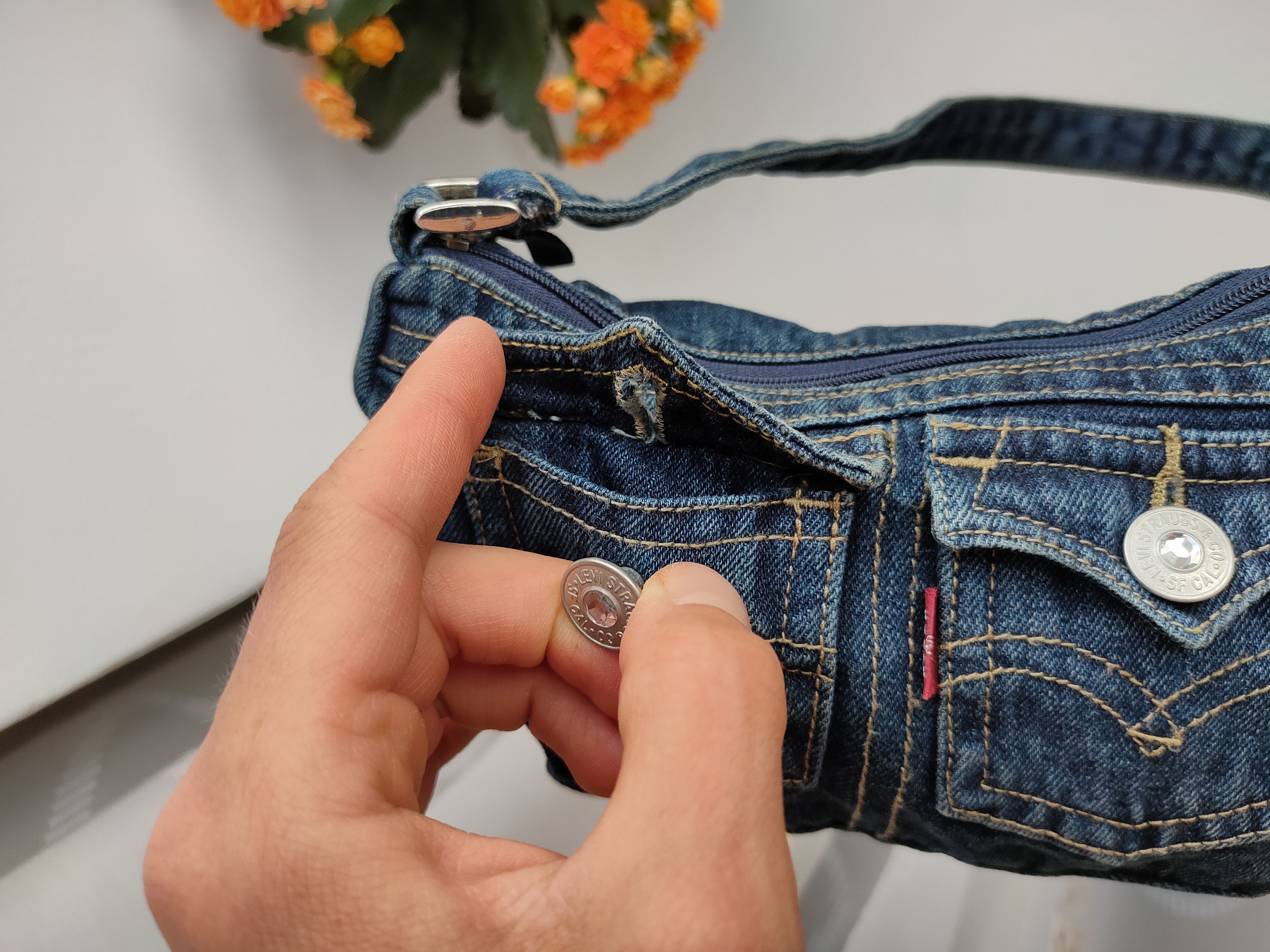 Levi's Levis vintage handle bag Levi's jeans mini bag Size ONE SIZE - 9 Thumbnail