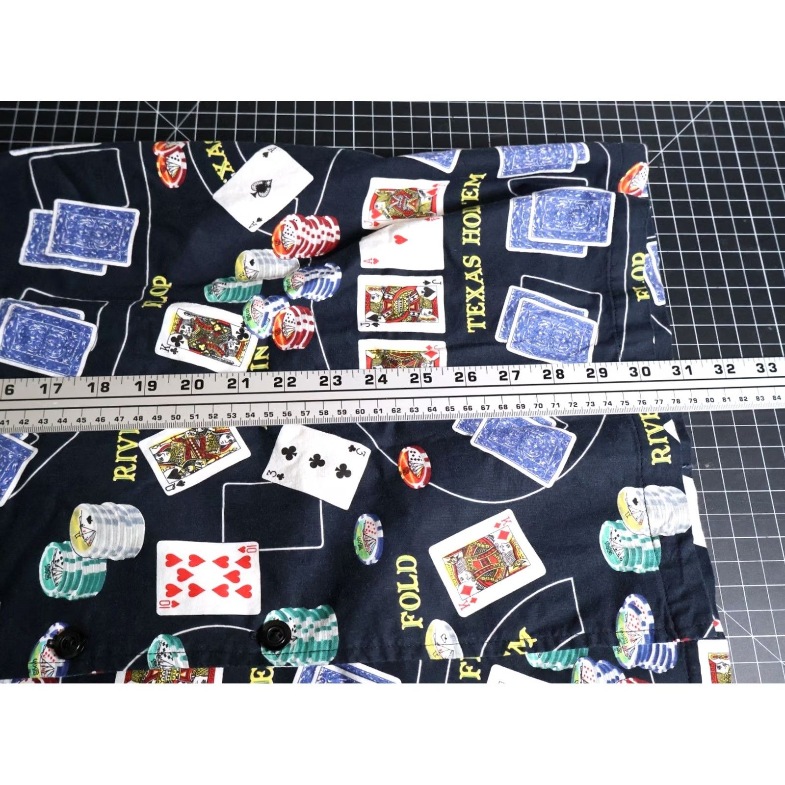 Vintage VINTAGE Lake Matley 90s Poker Shirt Men 2XL Black AOP Geometric Pattern VTG Size US XXL / EU 58 / 5 - 6 Thumbnail
