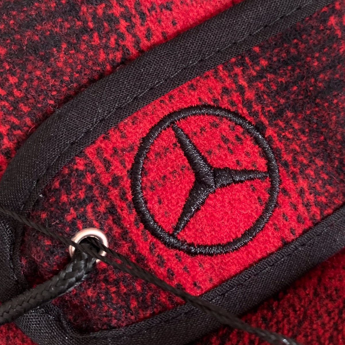 Mercedes-Benz Wool plaid camper cap hat Size ONE SIZE - 4 Thumbnail