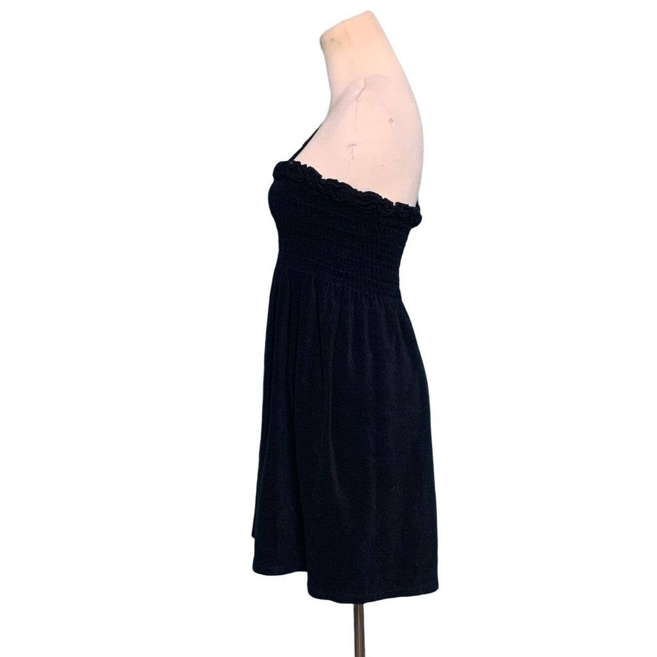 Juicy Couture Juicy Couture black smocked one shoulder dress size small Size S / US 4 / IT 40 - 6 Thumbnail