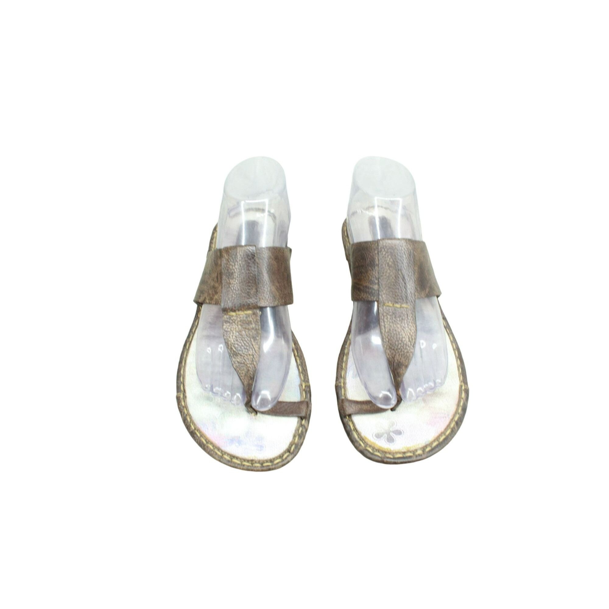 Born Born Maja Women's Leather Steel Shank Flat Sandals Size US 9 / IT 39 - 1 Thumbnail