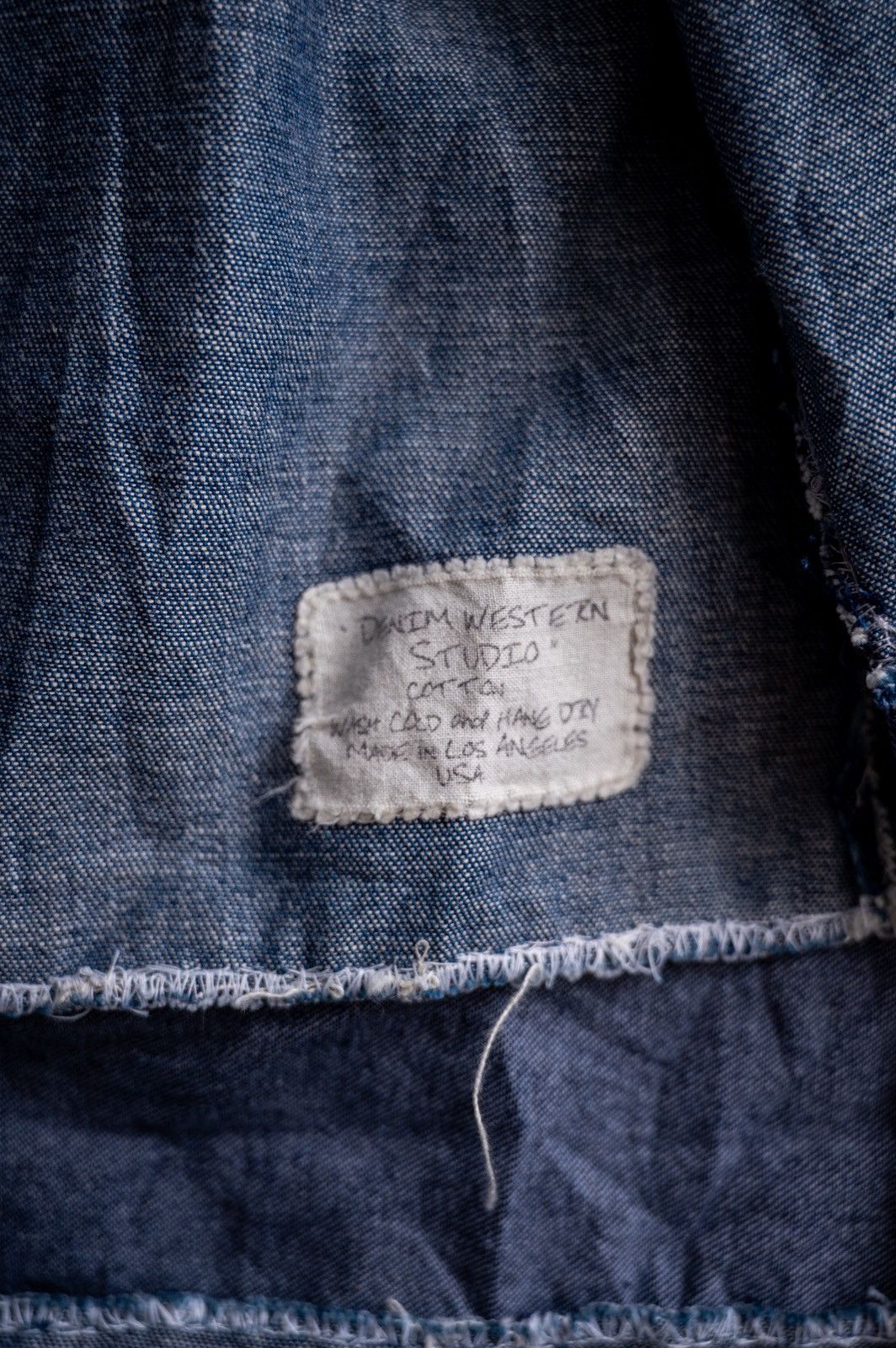 Greg Lauren Greg Lauren denim western studio deconstructed kimono shirt Size US S / EU 44-46 / 1 - 18 Thumbnail