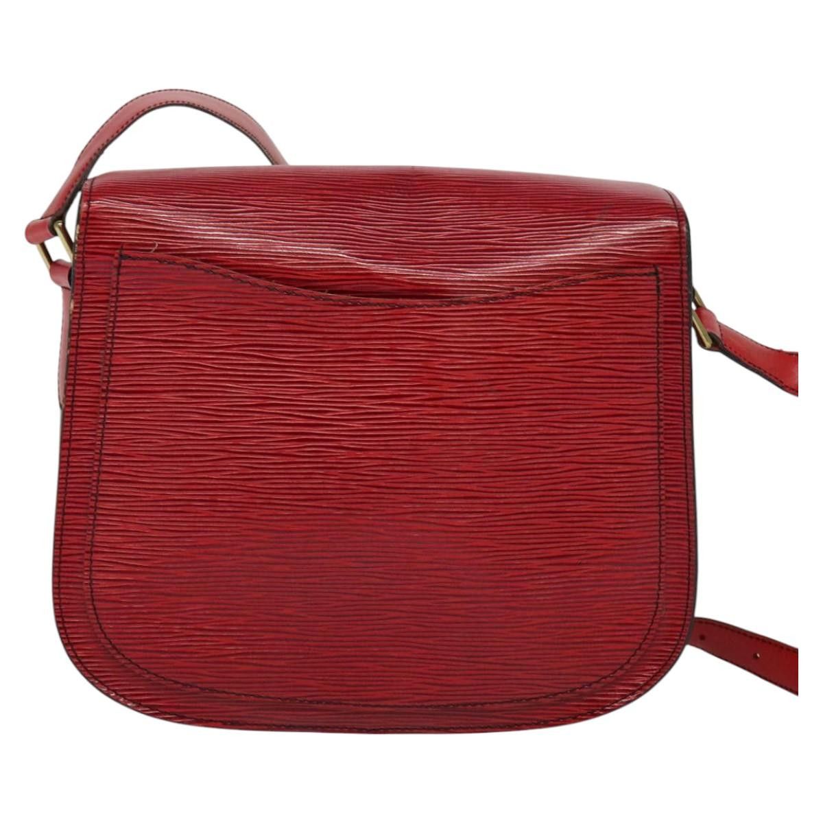 Louis Vuitton LOUIS VUITTON Epi Saint Cloud GM Shoulder Bag Red M52197 Size ONE SIZE - 2 Thumbnail
